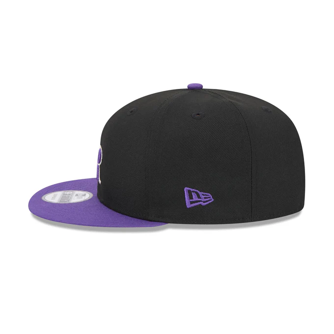 New Era Colorado Rockies  On Field Alternative  9FIFTY Snapback-Black-purple