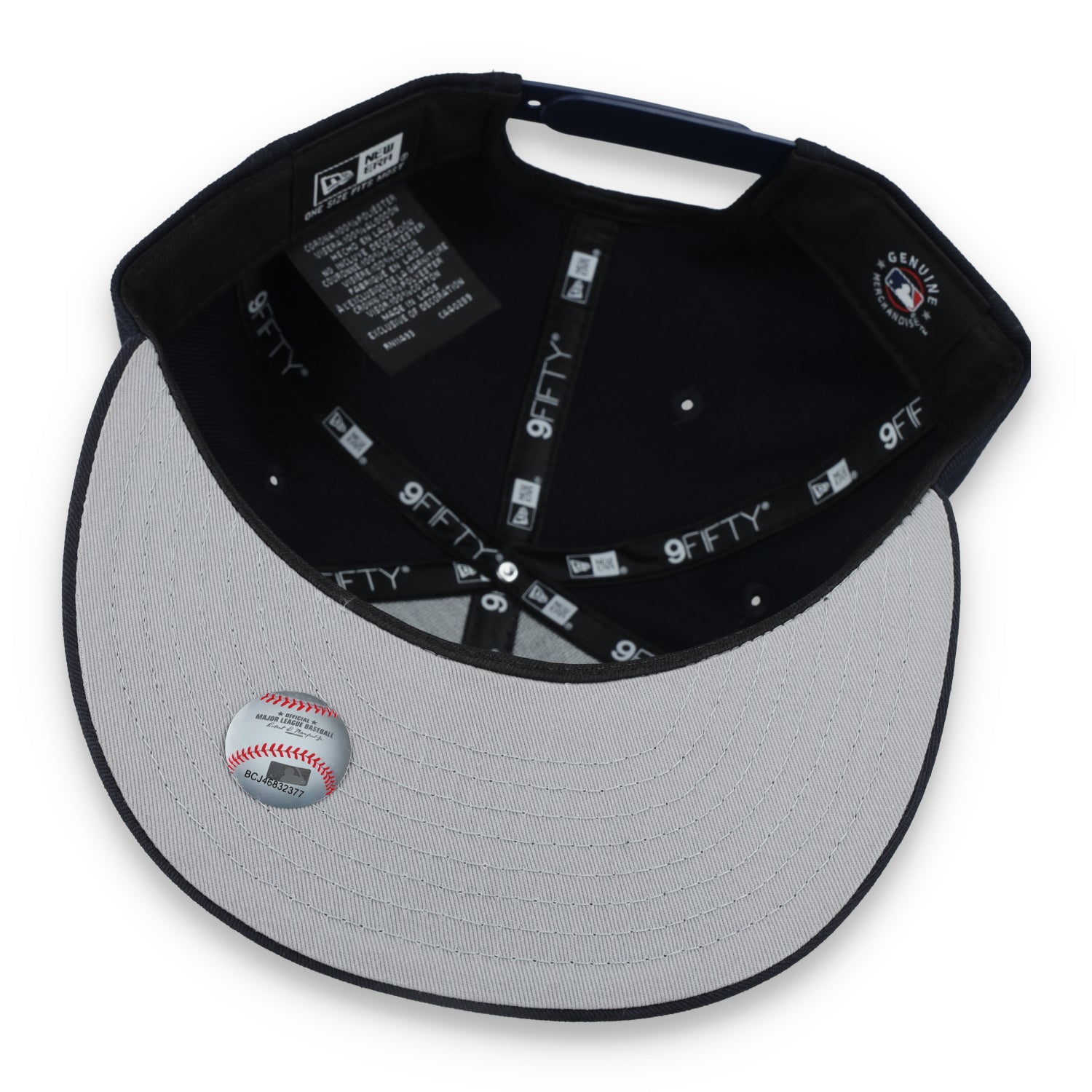 New Era Atlanta Braves On Field Alternative  9Fifty Snapback hat-Black/white