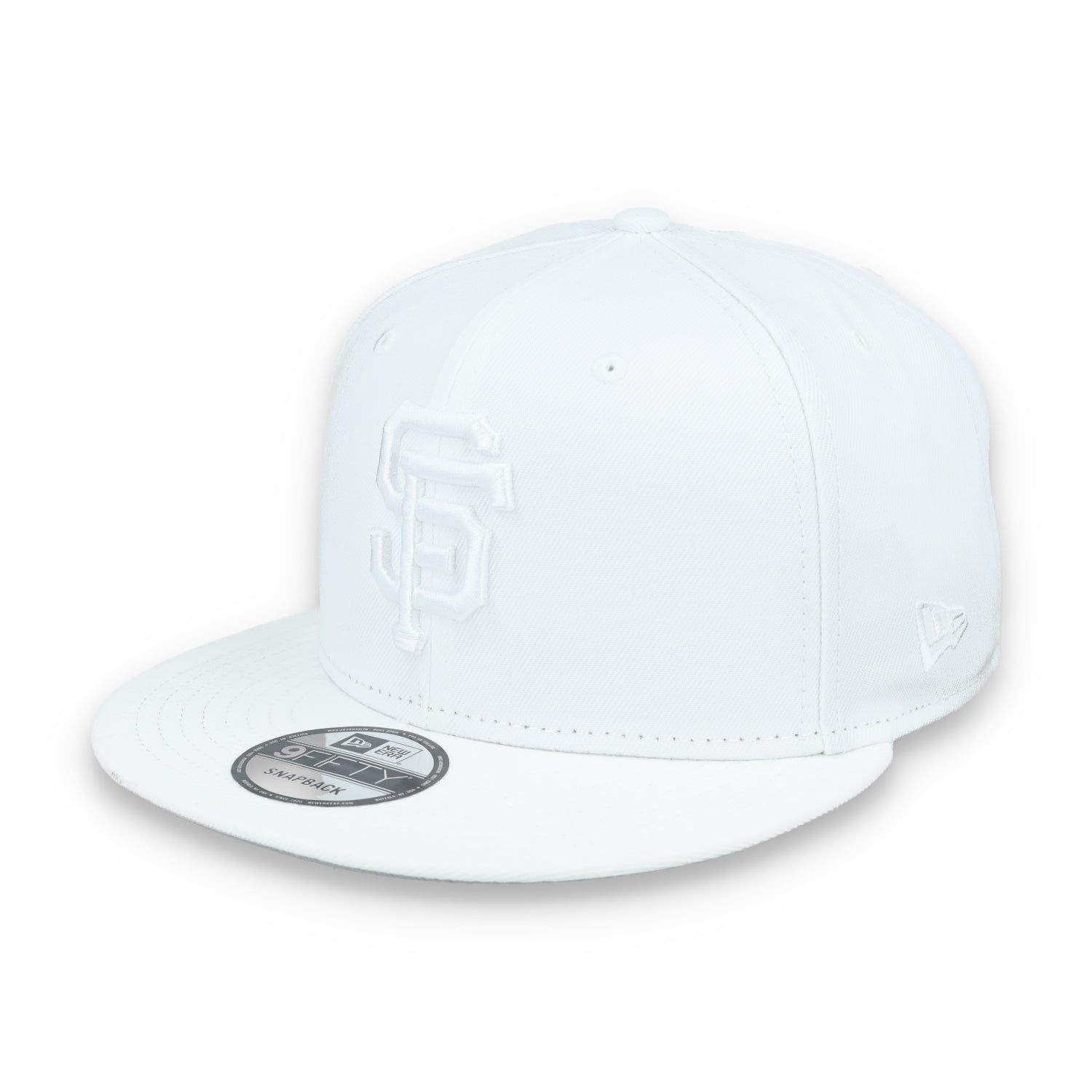 New Era San Francisco Giants White on White 9FIFTY Snapback Hat