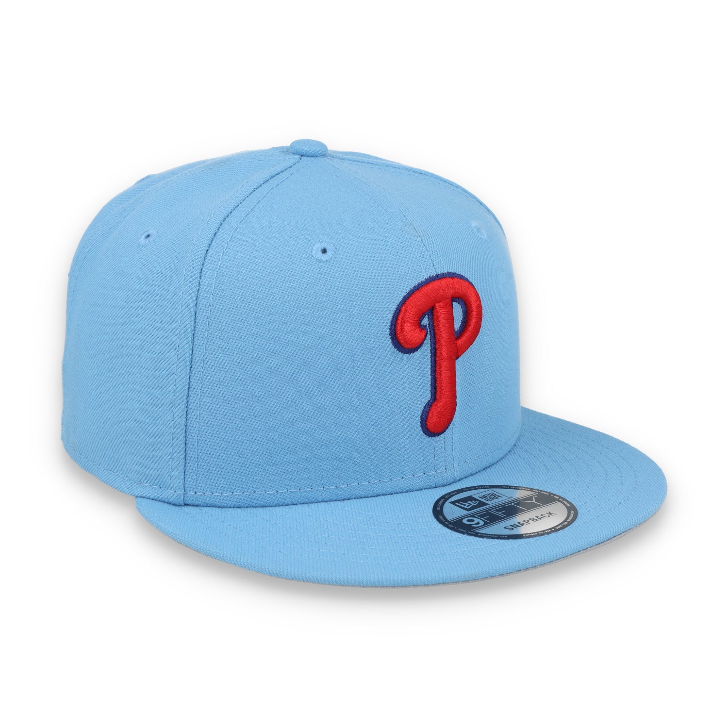 New Era Philadelphia Phillies Evergreen MLB 9Fifty Snapback- Sky Blue