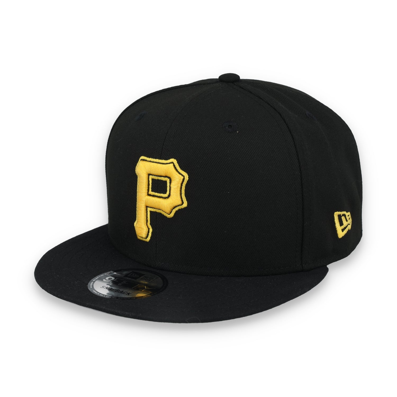 New Era Youth Pittsburgh Pirates 9FIFTY Snapback Adjustable Hat - Black