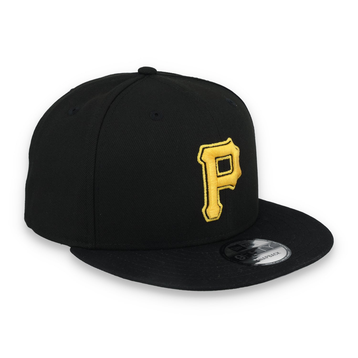 New Era Youth Pittsburgh Pirates 9FIFTY Snapback Adjustable Hat - Black