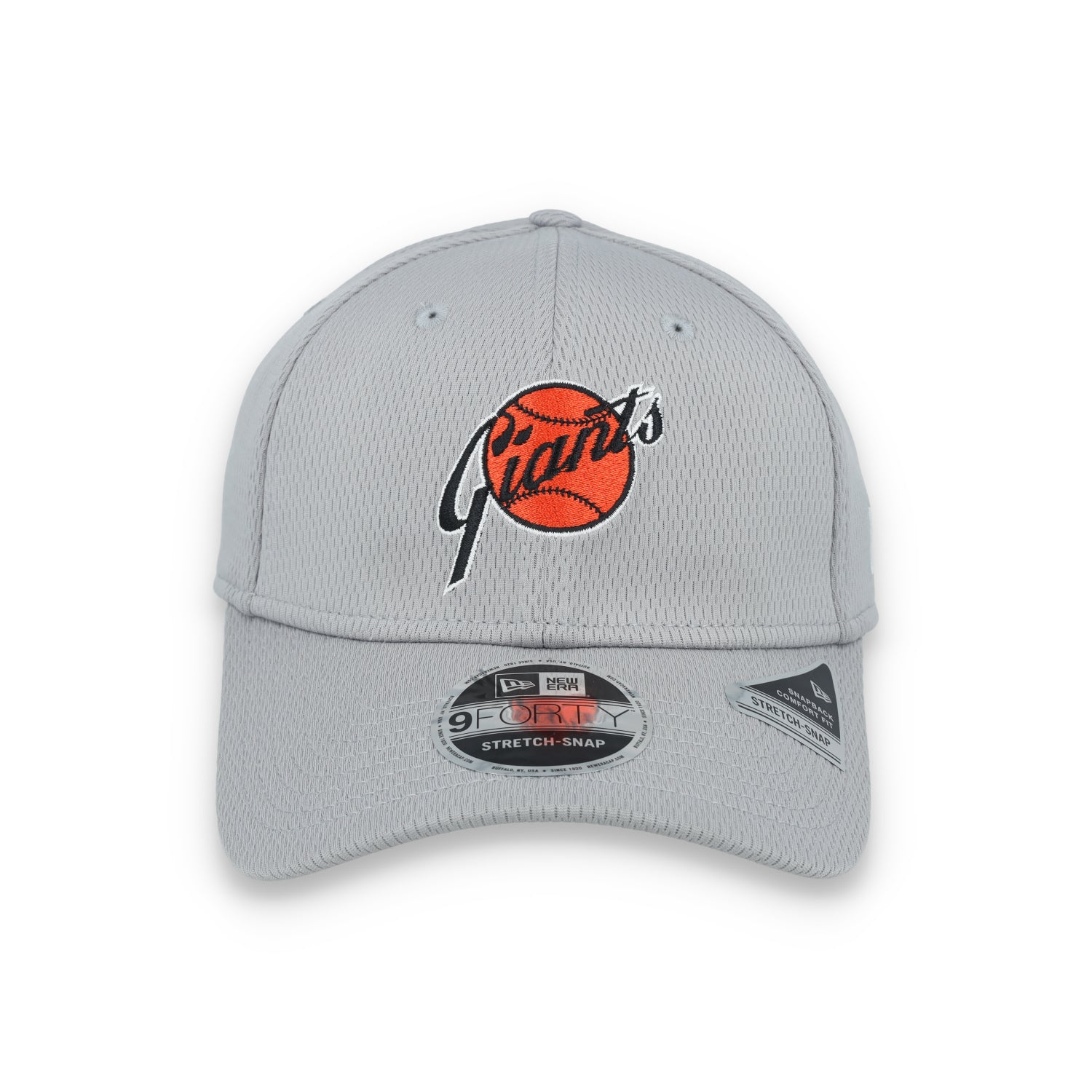 New Era San Francisco Giants Clubhouse 9FORTY Stretch-Snap Hat-Grey