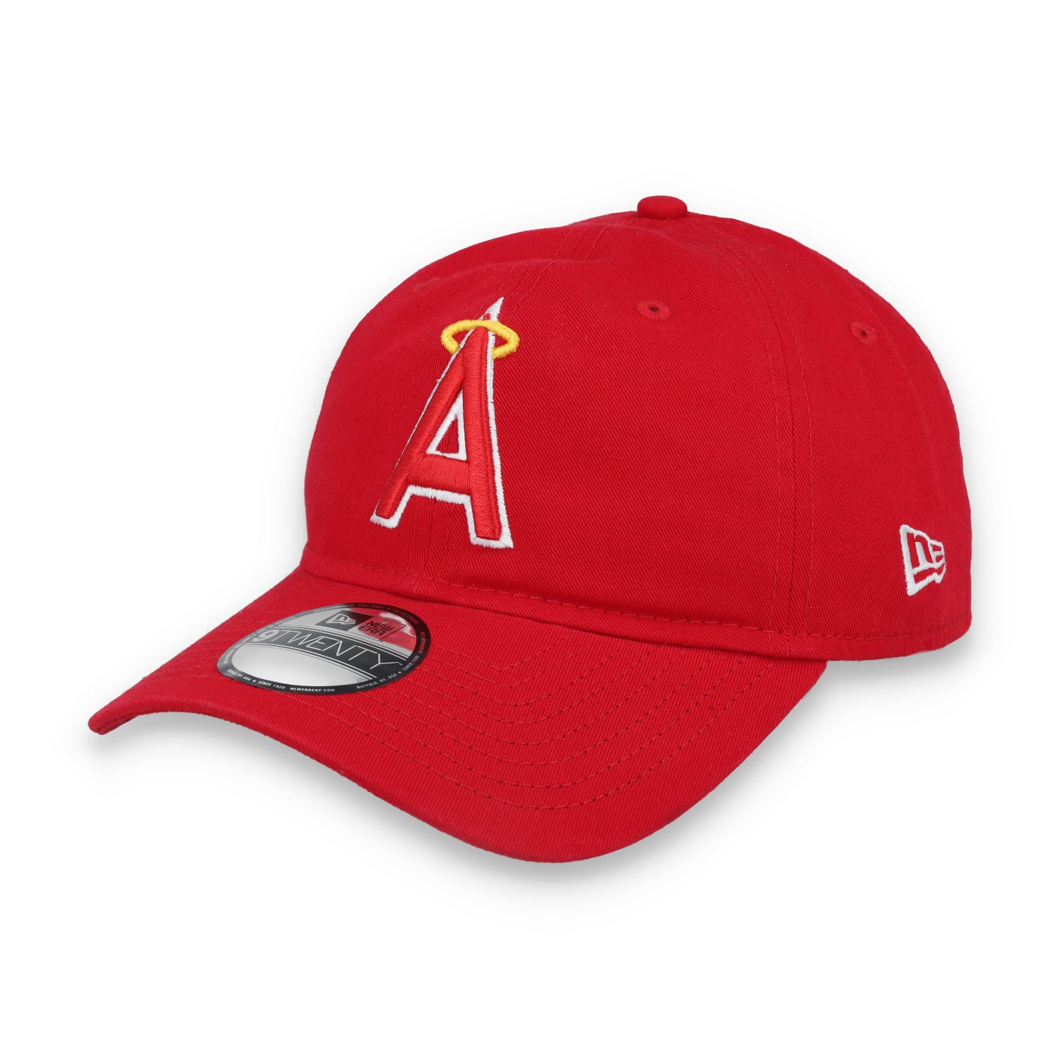 New Era California Angels Core Classic 2.0 Cooperstown Collection 9Twenty Adjustable Hat-Red
