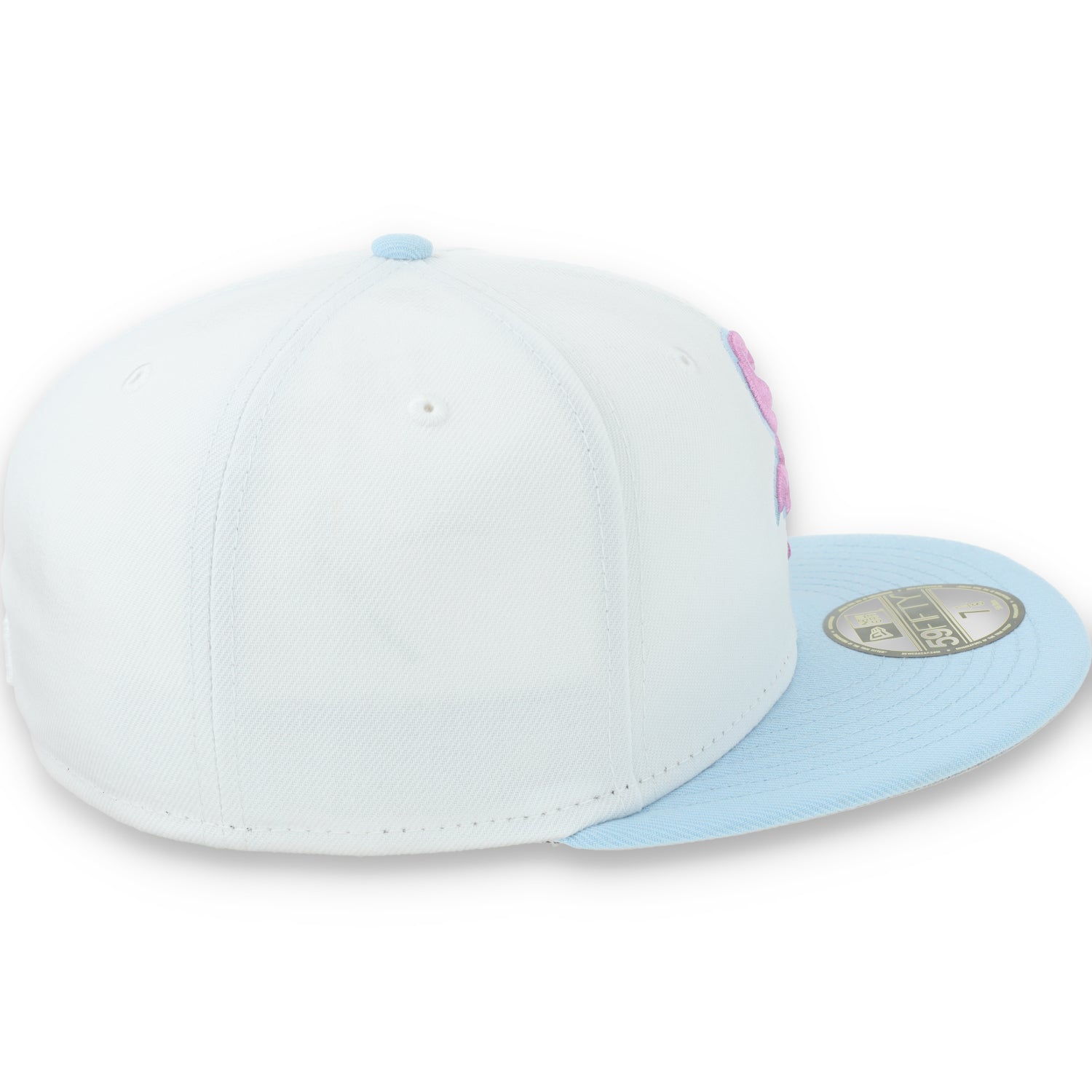 New Era Chicago White Sox Color Pack 59FIFTY Fitted Hat-White/Light Blue /Pink