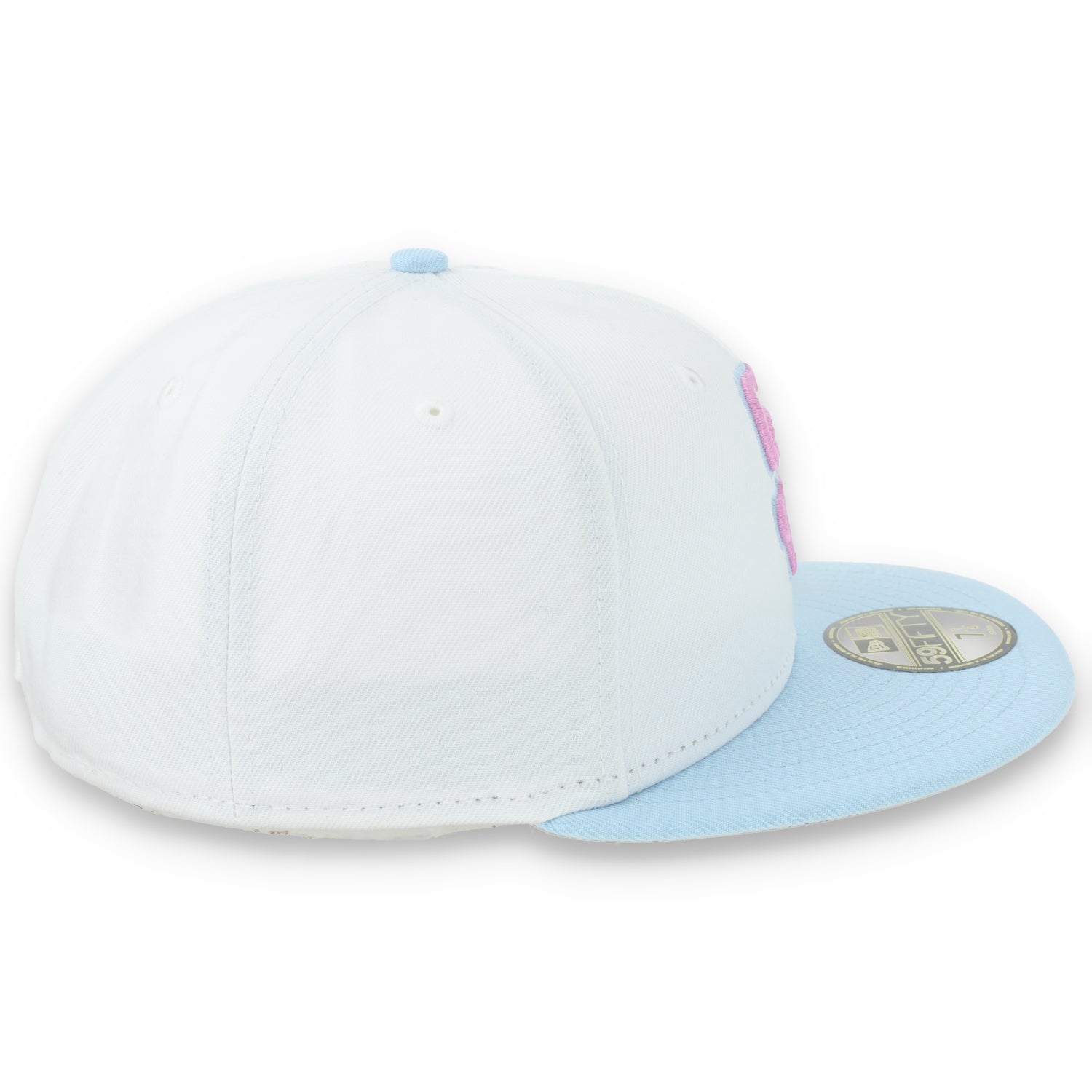New Era San Diego Padres Color Pack 59FIFTY Fitted Hat-White/Light Blue /Pink