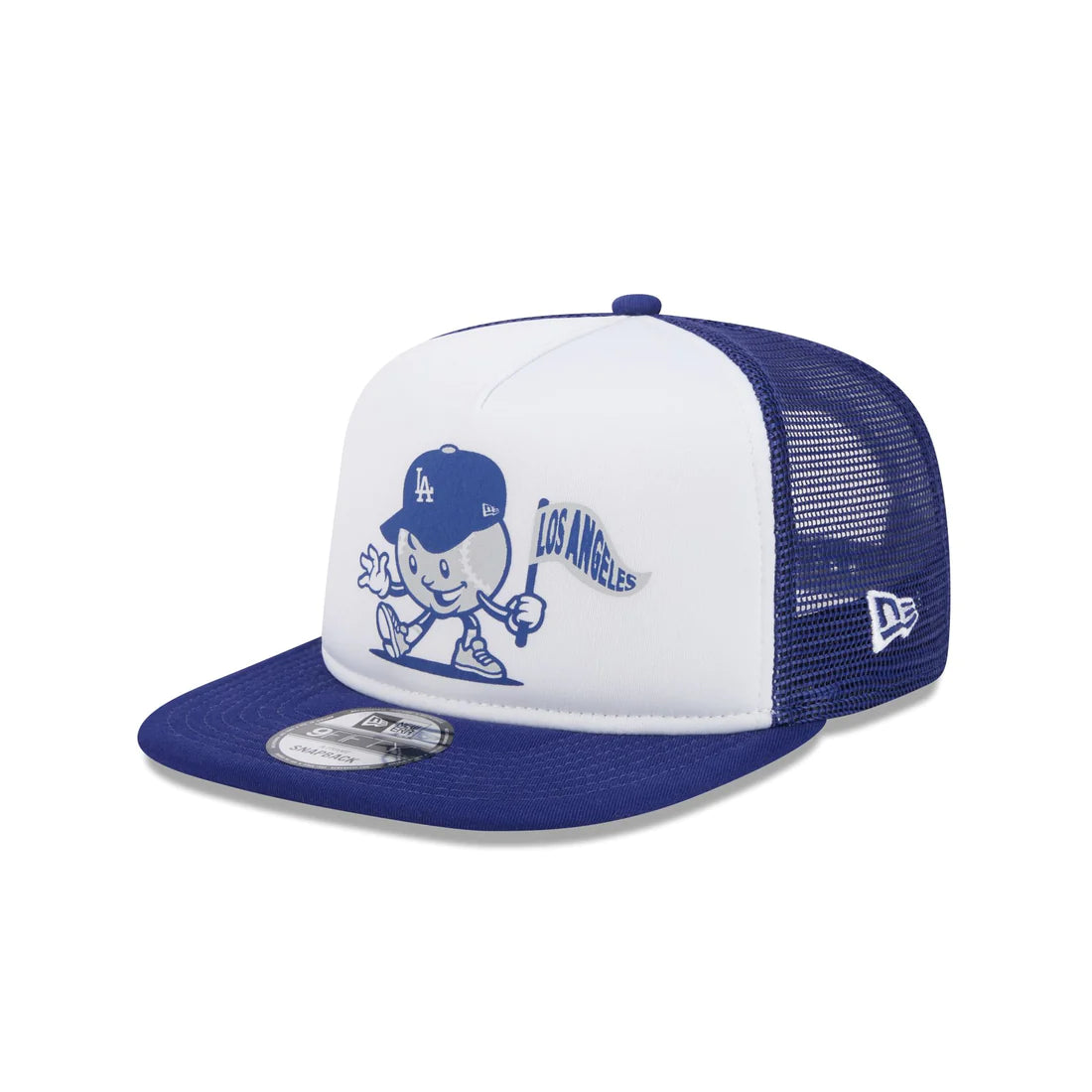 New Era  Los Angeles Dodgers Mascot Court Sport 9FIFTY A-Frame Trucker Hat