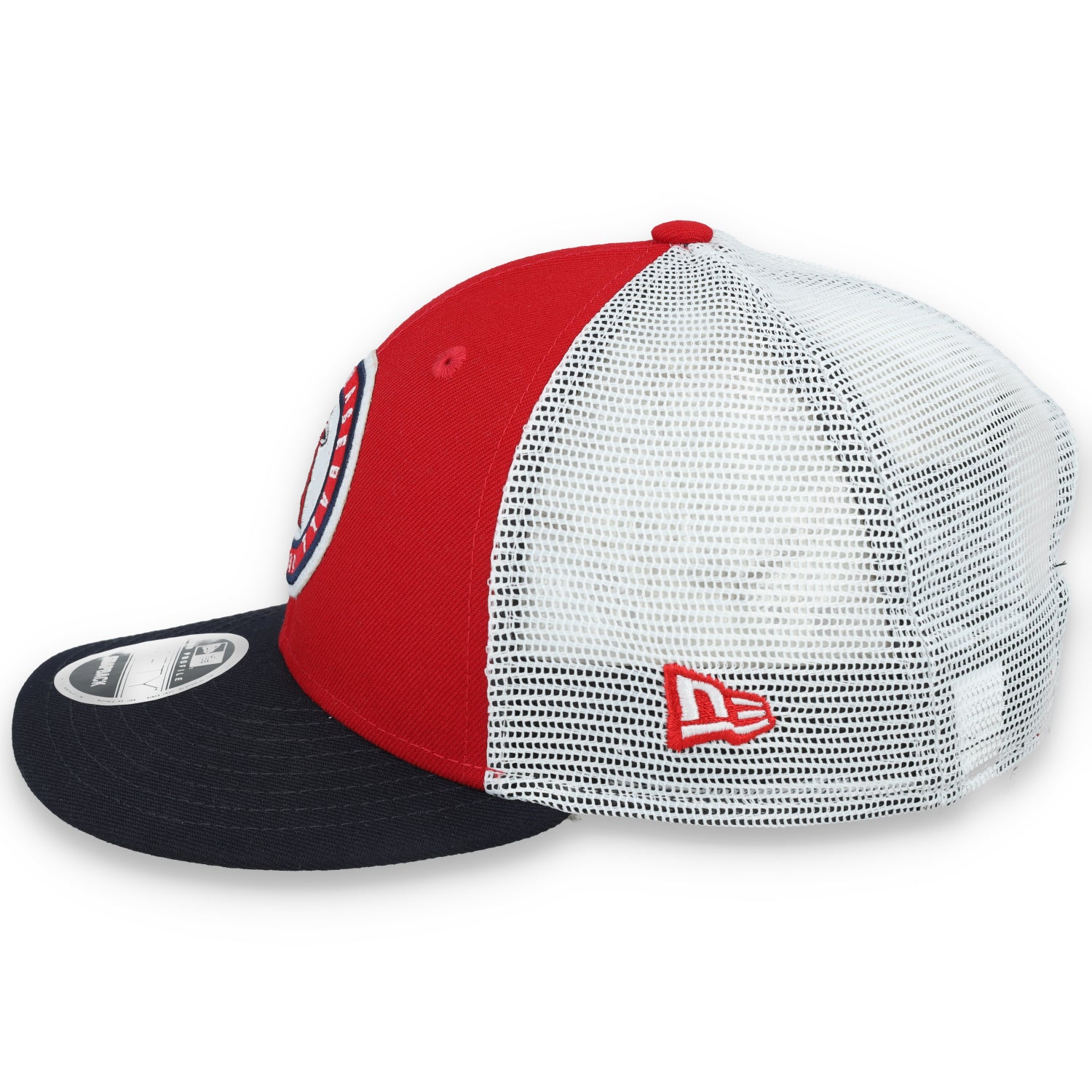 New Era Los Angels Angels Throwback Low Profile 9FIFTY Trucker Snapback Hat