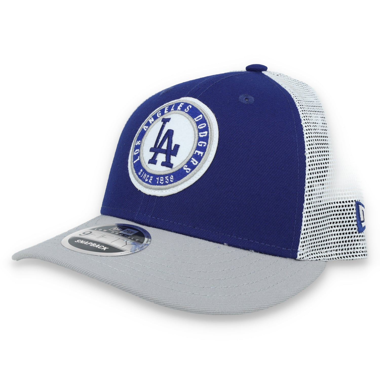 New Era Los Angeles Dodgers Throwback Low Profile 9FIFTY Trucker Snapback Hat