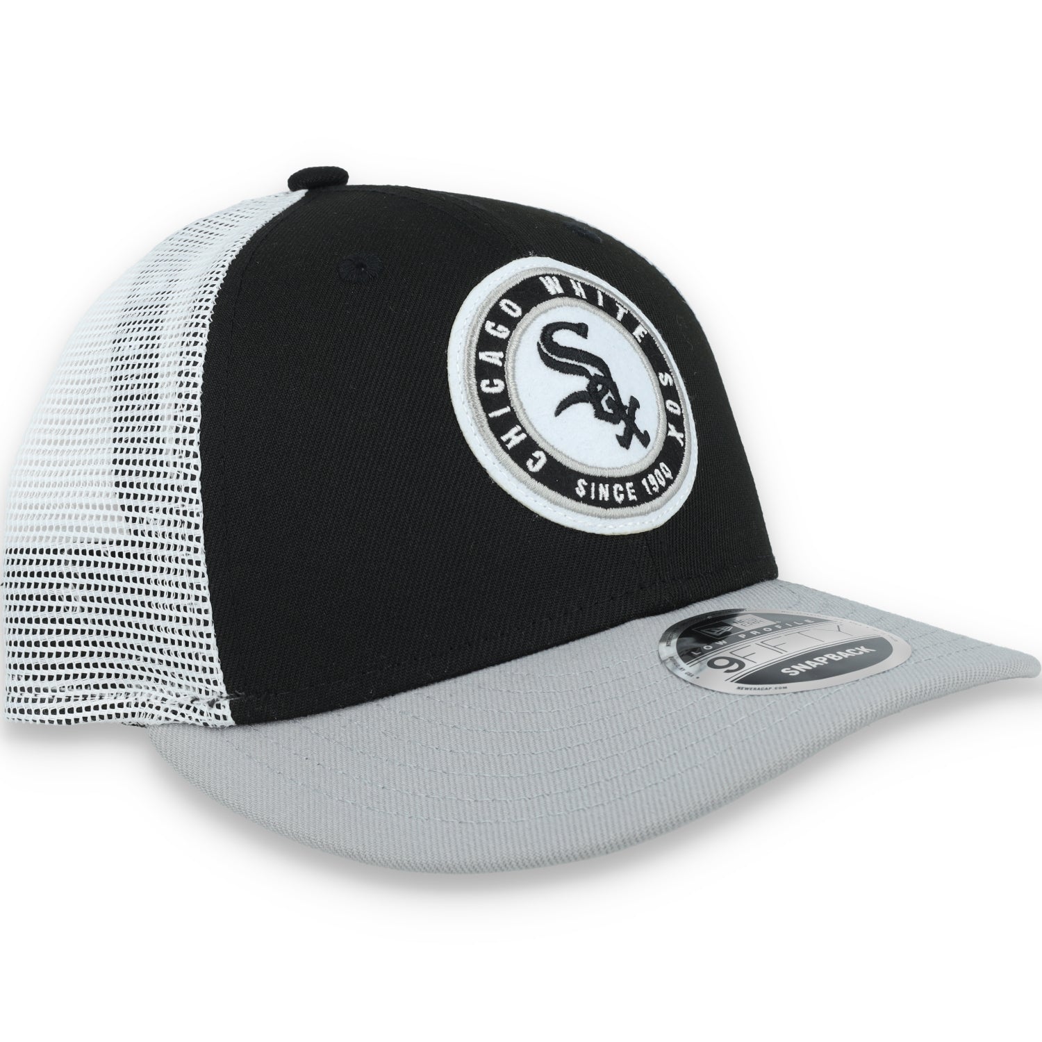 New Era Chicago White Sox Throwback Low Profile 9FIFTY Trucker Snapback Hat