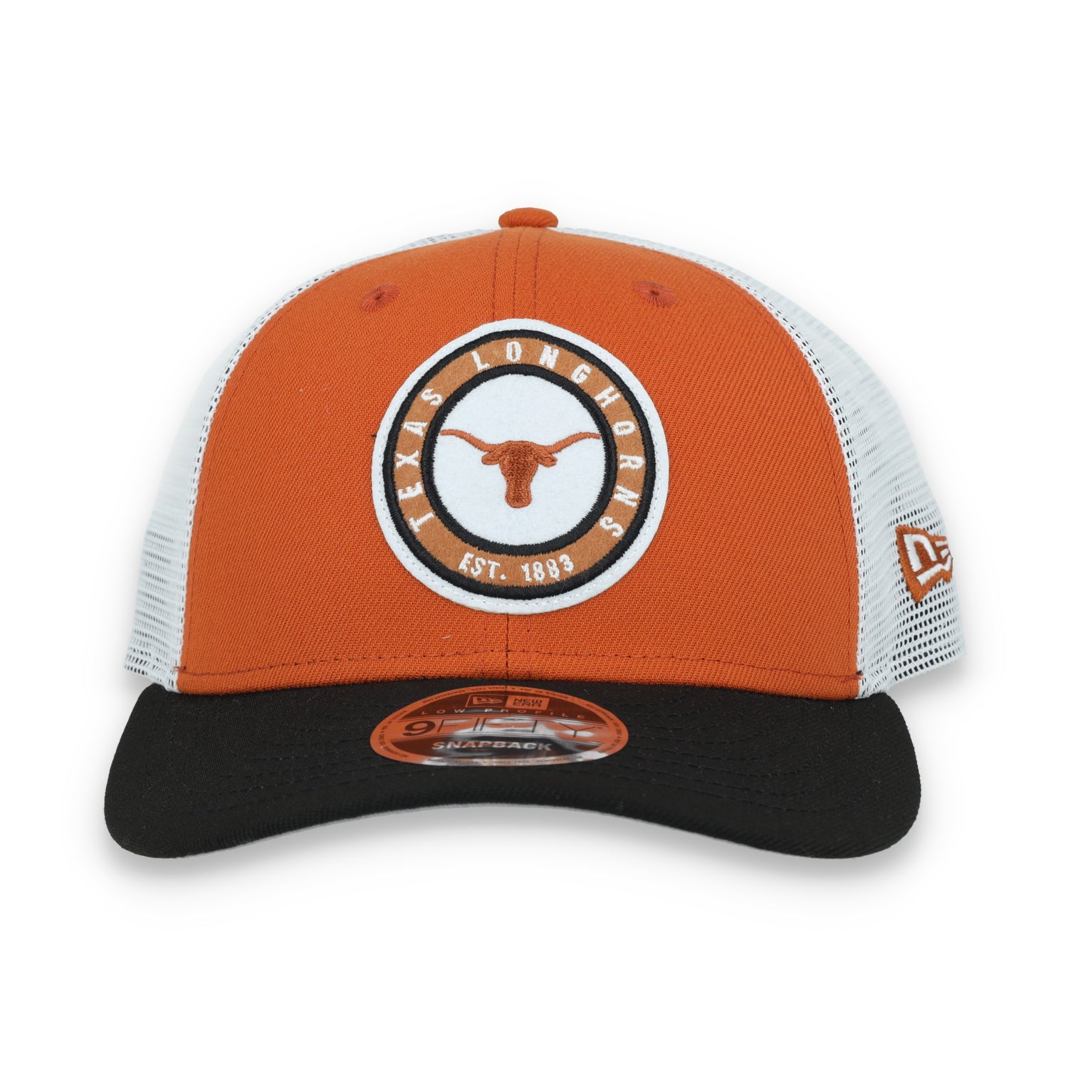 New Era Texas Longhorns Throwback Low Profile 9FIFTY Trucker Snapback Hat