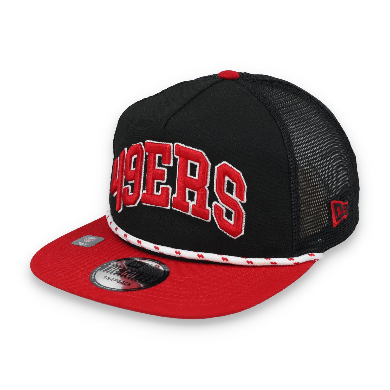 New Era San Francisco 49ers Throwback The Golfer Snapback Hat