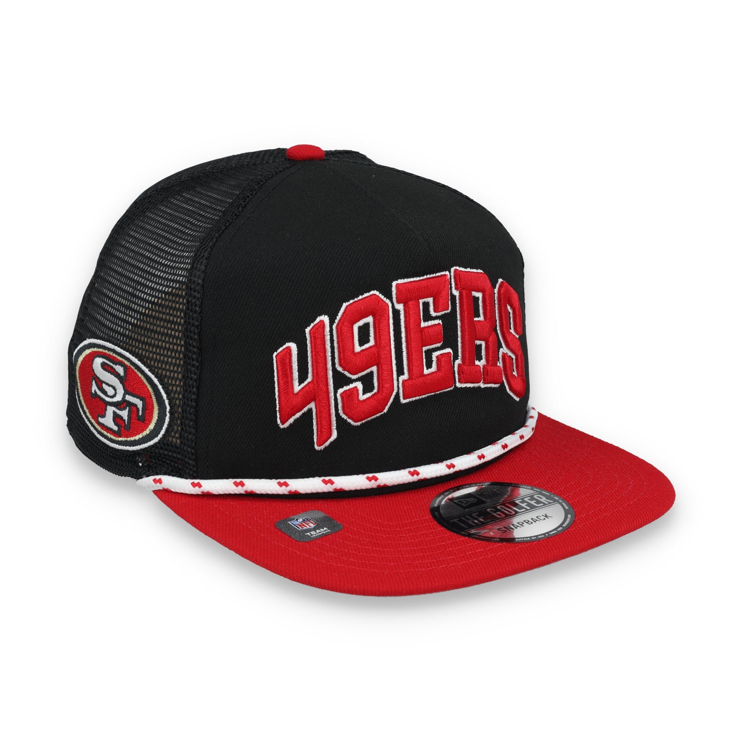 New Era San Francisco 49ers Throwback The Golfer Snapback Hat