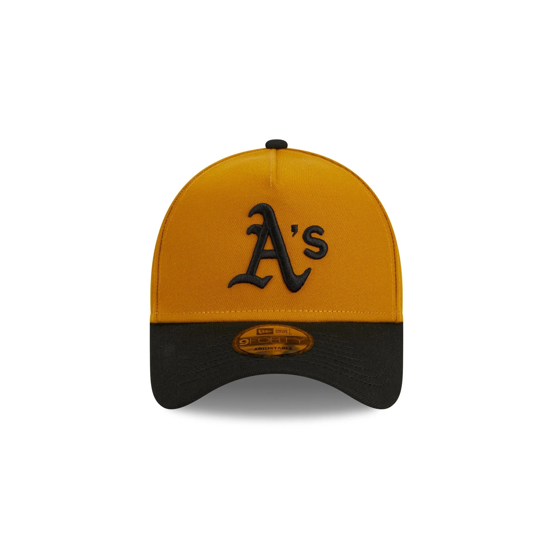 New Era Oakland Athletics Rustic Fall A Frame 9forty Adjustable Hat -