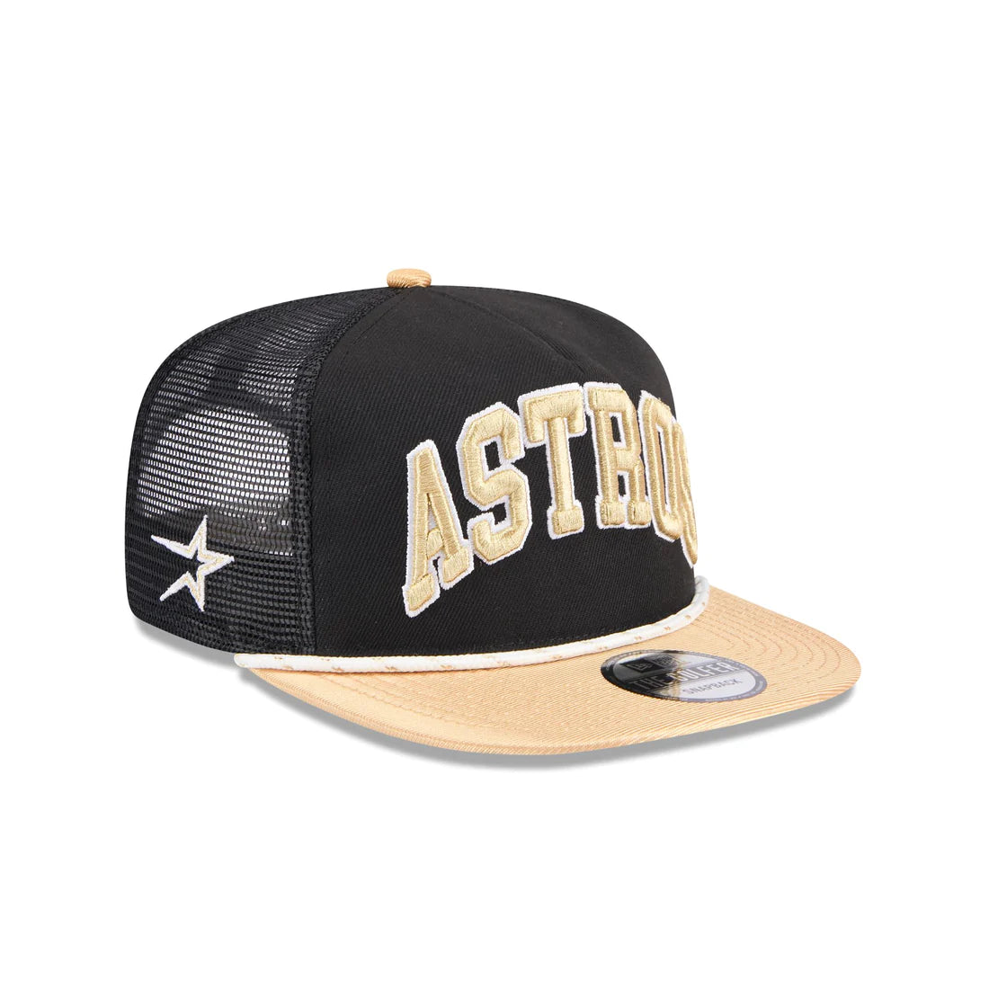 New Era Houston Astros Throwback The Golfer Snapback Hat