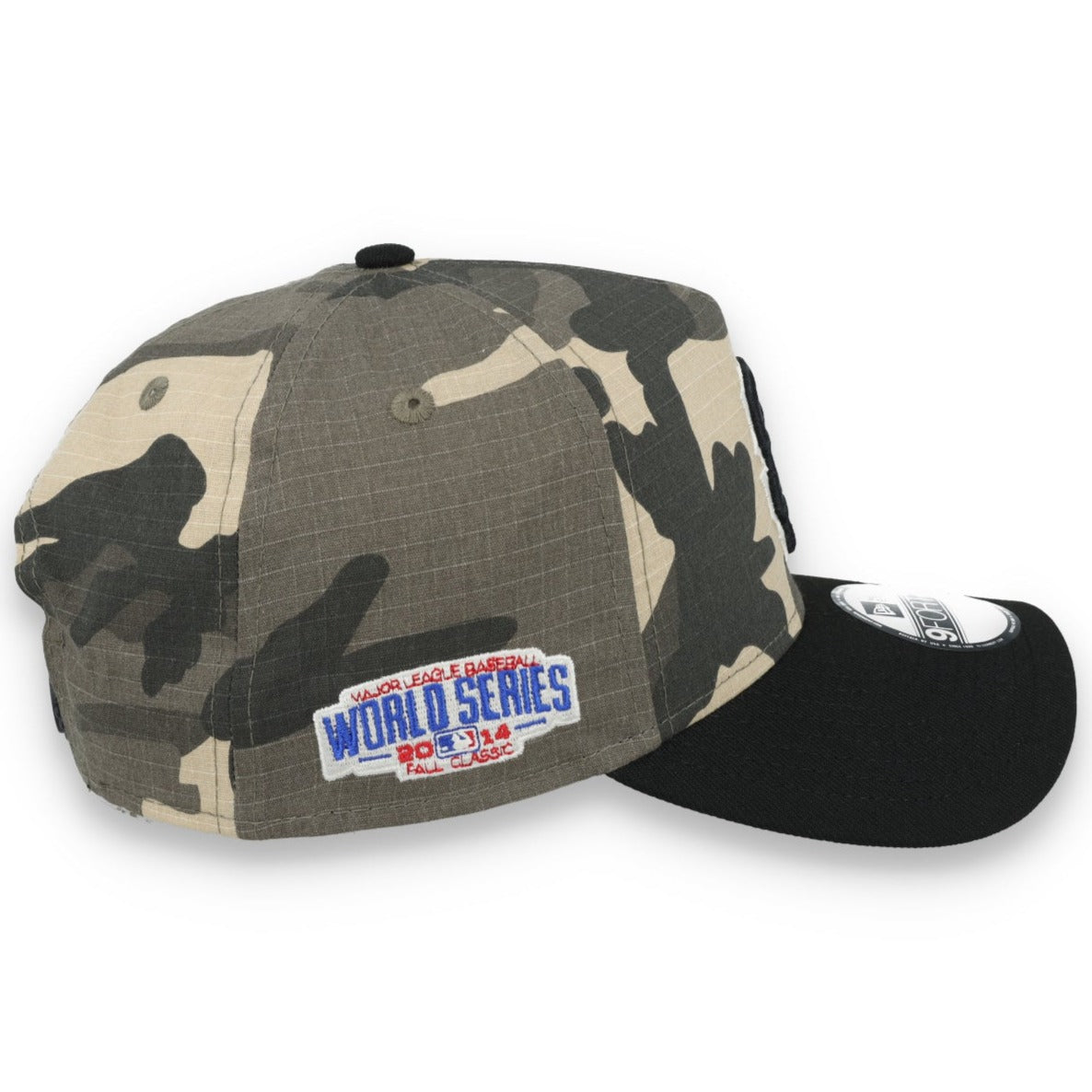 New Era San Francisco Giant 2014 World Series Side Patch A-Frame 9FORTY Adjustable Hat-Camo