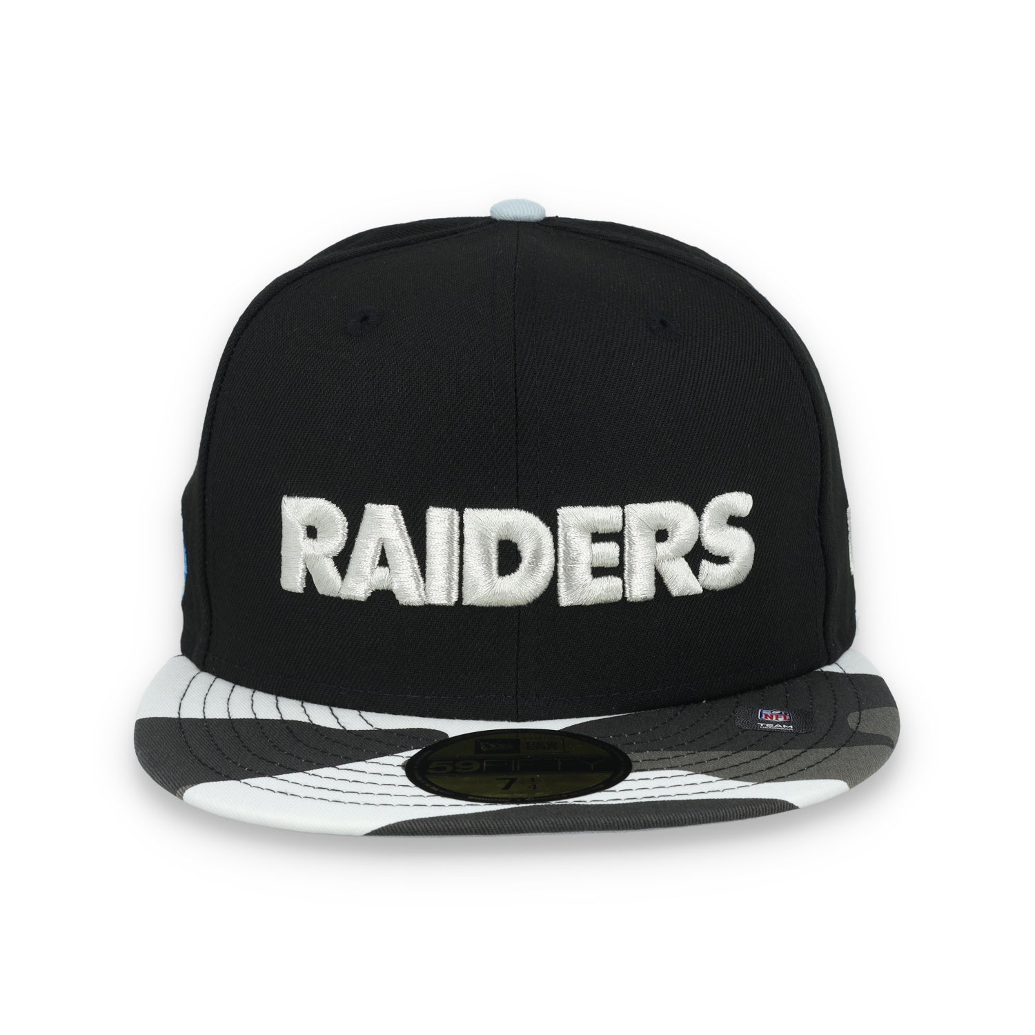 New Era Las Vegas Raiders XVII Super Bowl Side Patch Metallic Camo 59FIFTY Fitted Hat