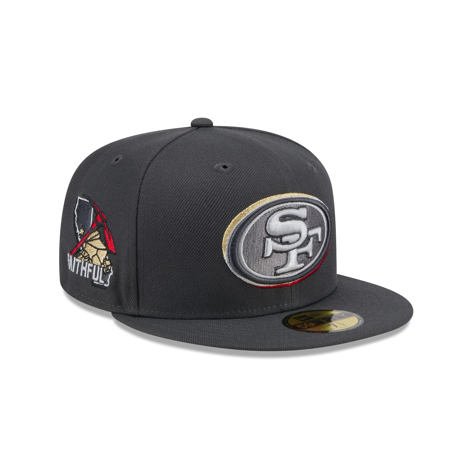 New Era San Francisco 49ers 2024 NFL DRAFT On Stage 59FIFTY Fitted Hat-Grey