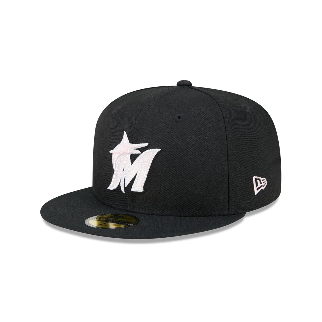 New Era Miami Marlins 2024 Mother's Day On-Field 59FIFTY Fitted Hat-Black