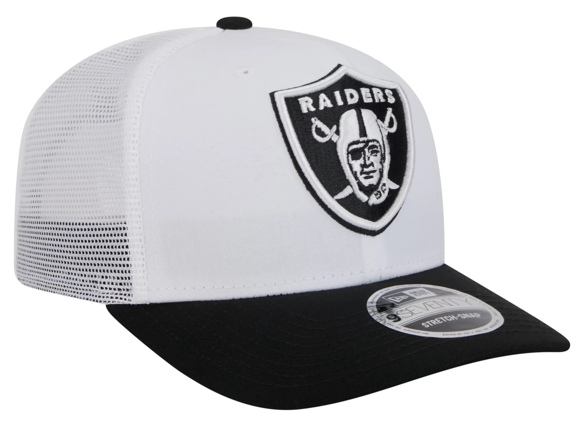 New Era Las Vegas Raiders 2024 Training Camp 9Seventy Adjustable Hat - White