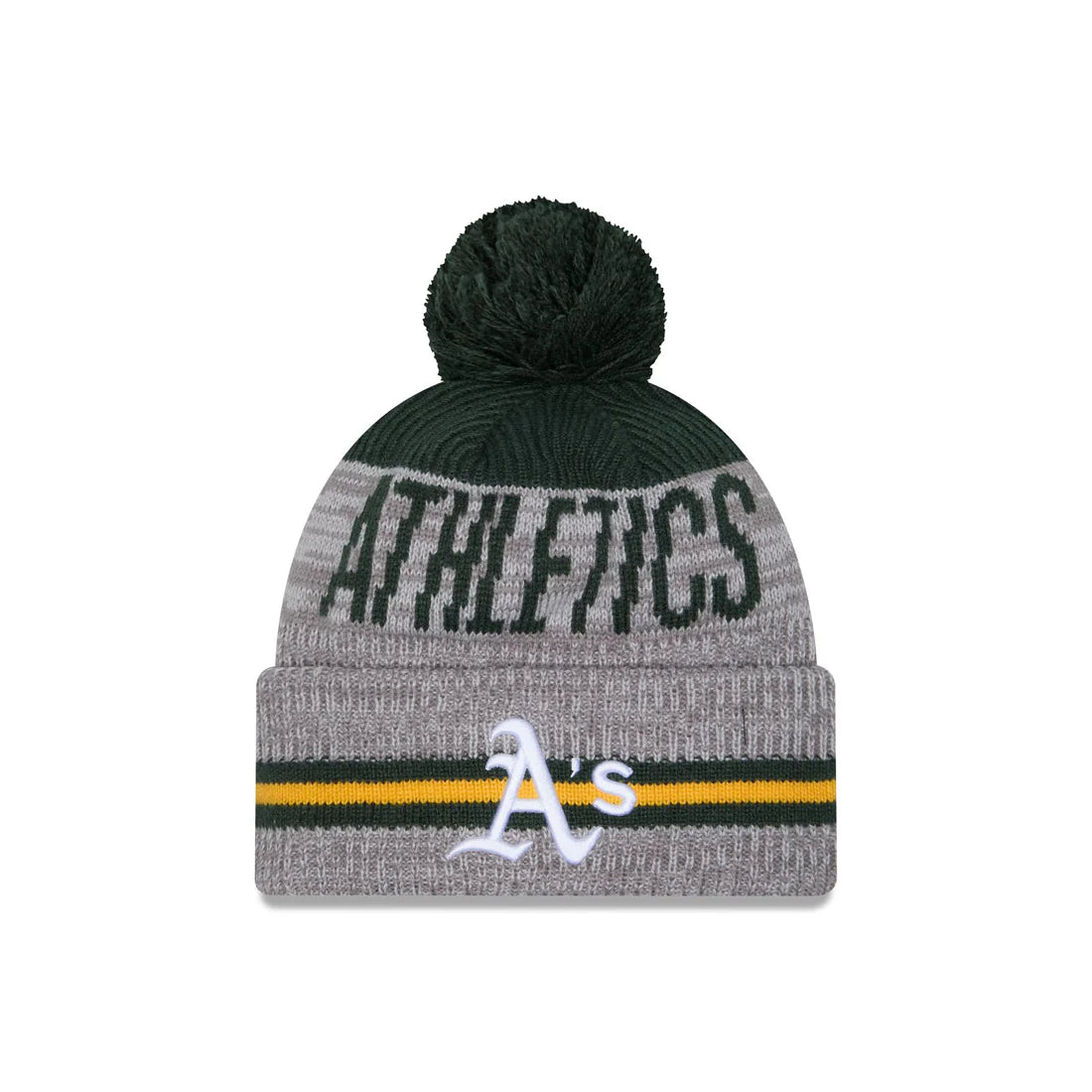 New Era Oakland Athletics Runner Pom Knit