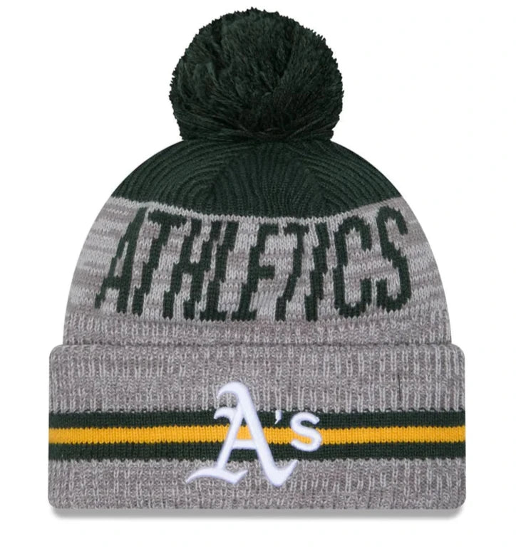 New Era Oakland Athletics Runner Pom Knit