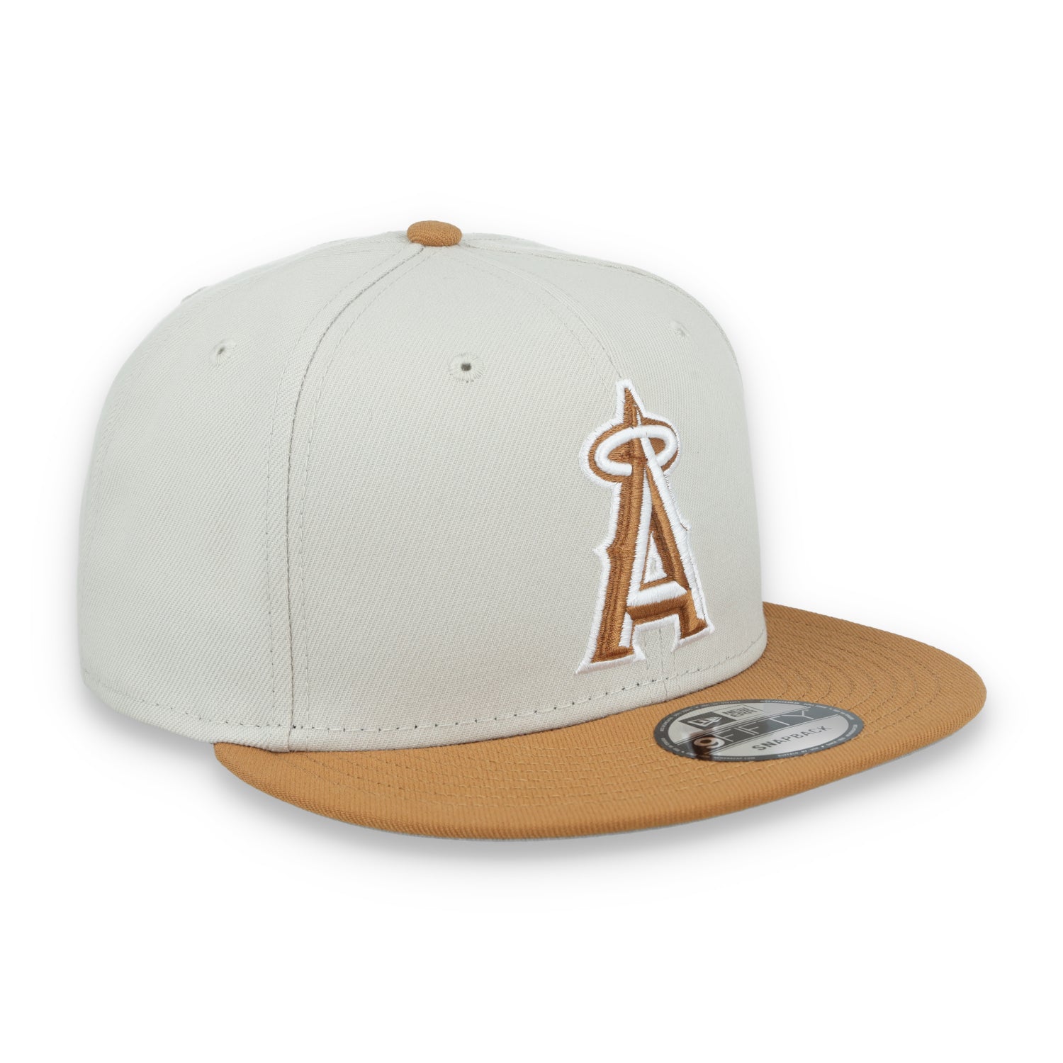 New Era Los Angeles Angels Color Pack 9FIFTY Snapback Hat-Stone/Light Bronze