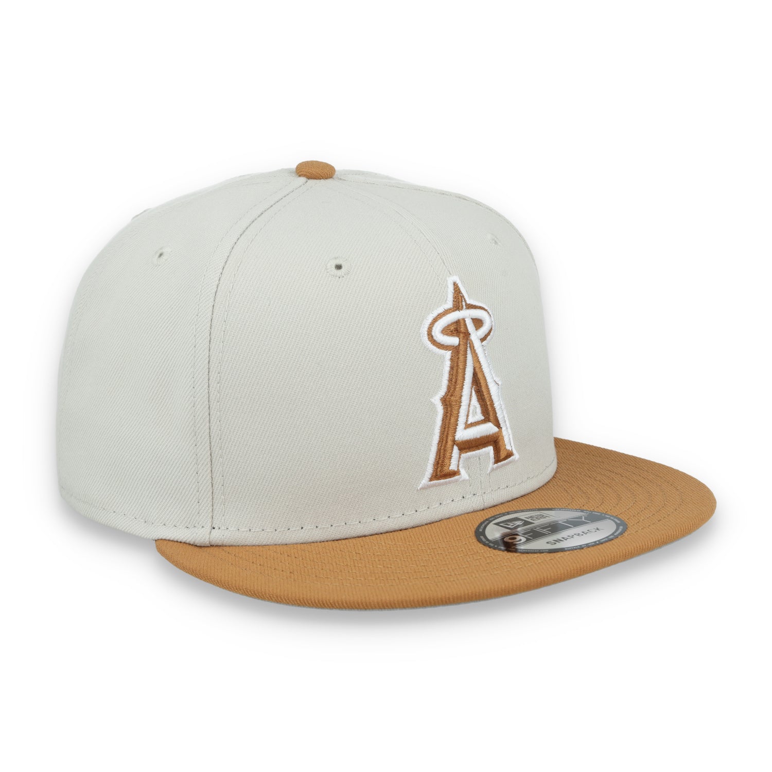 New Era Los Angeles Angels Color Pack 9FIFTY Snapback Hat-Stone/Light Bronze