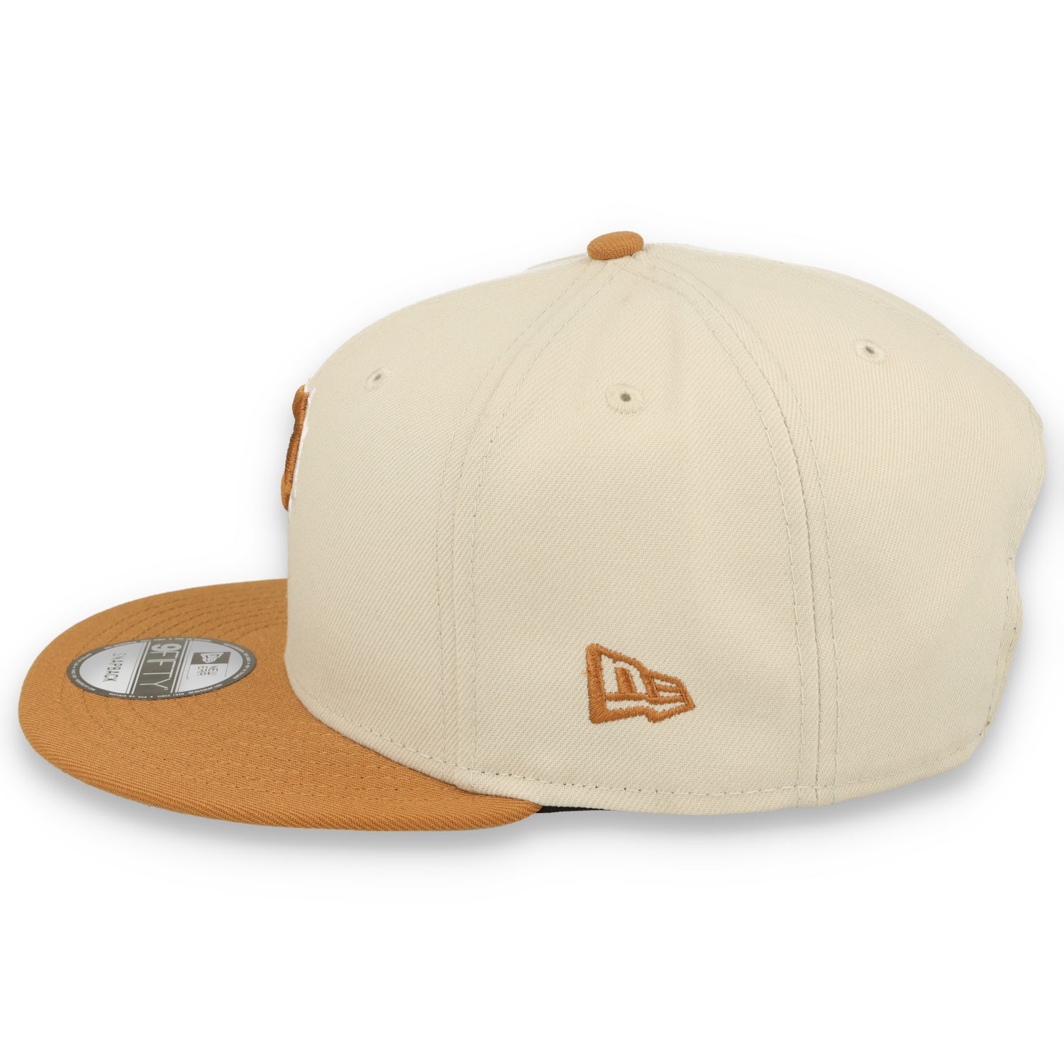 New Era Pittsburg Pirates Color Pack 9FIFTY Snapback Hat-Stone/Light Bronze