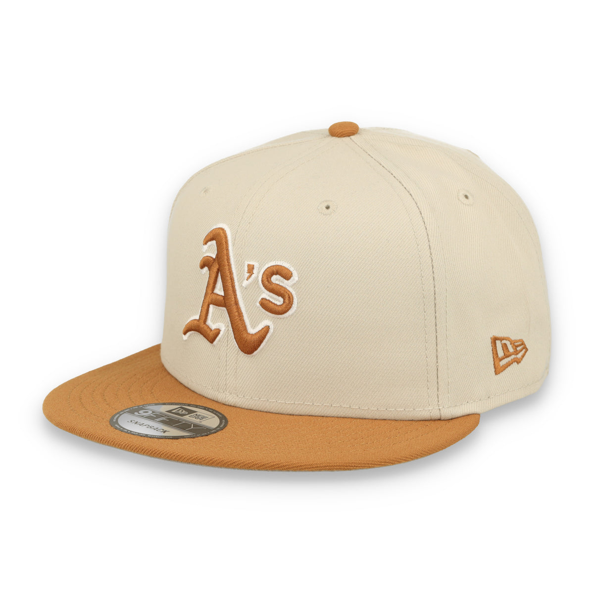 New Era Athletics Color Pack 9FIFTY Snapback Hat-Stone/Light Bronze