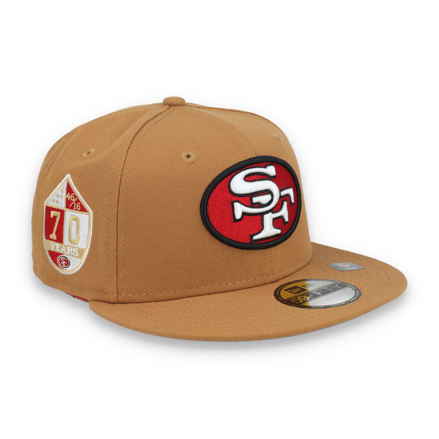 New Era San Francisco 49ers Color Pack 59FIFTY Fitted Hat-Brown