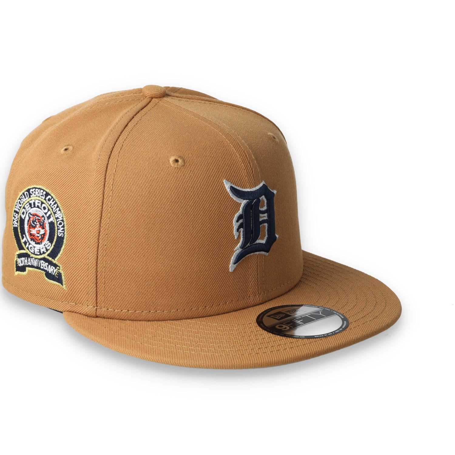 New Era Detroit Tigers Color Pack 9FIFTY Snapback Hat-Light Bronze