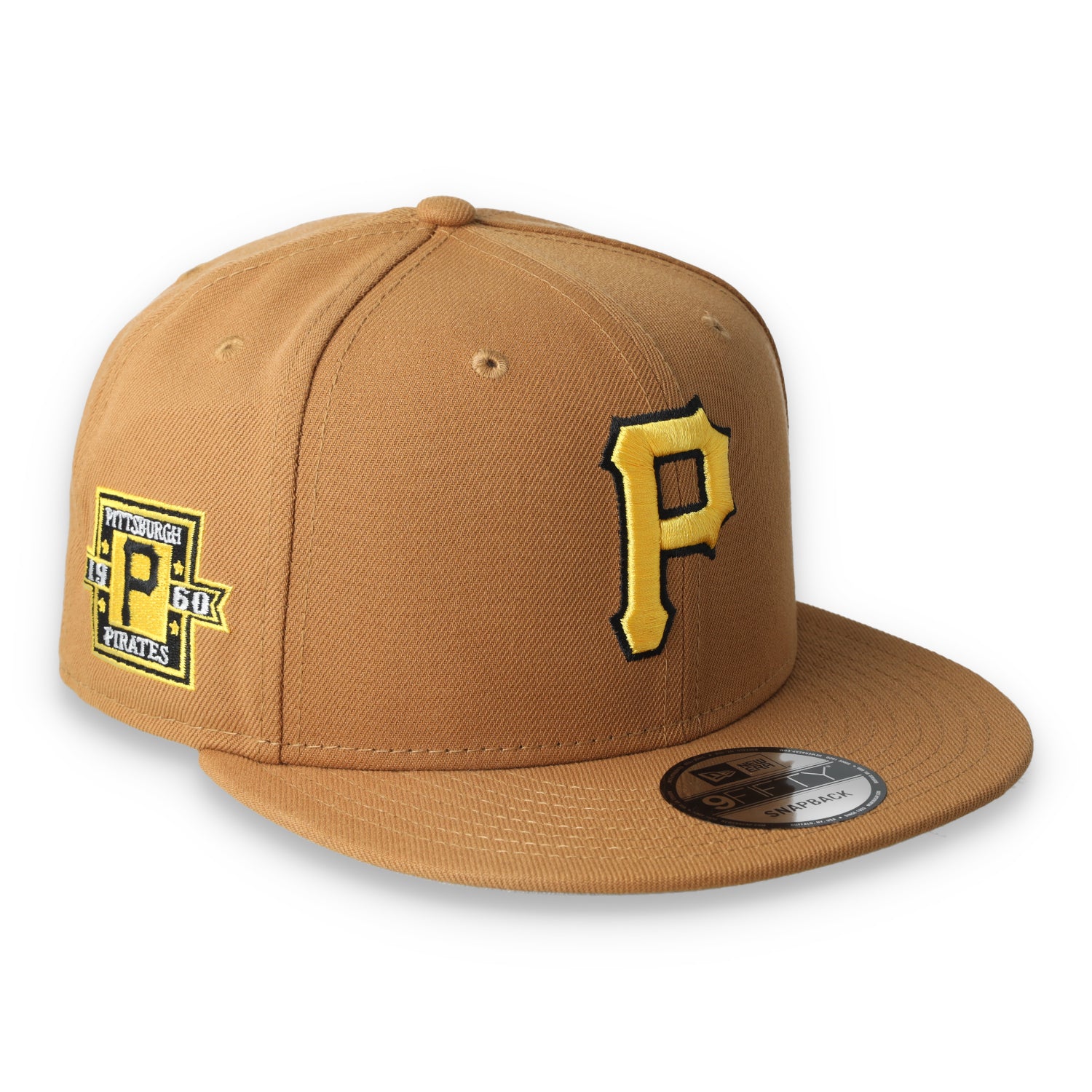 New Era Pittsburgh Pirates  Color Pack 9FIFTY Snapback Hat-Light Bronze