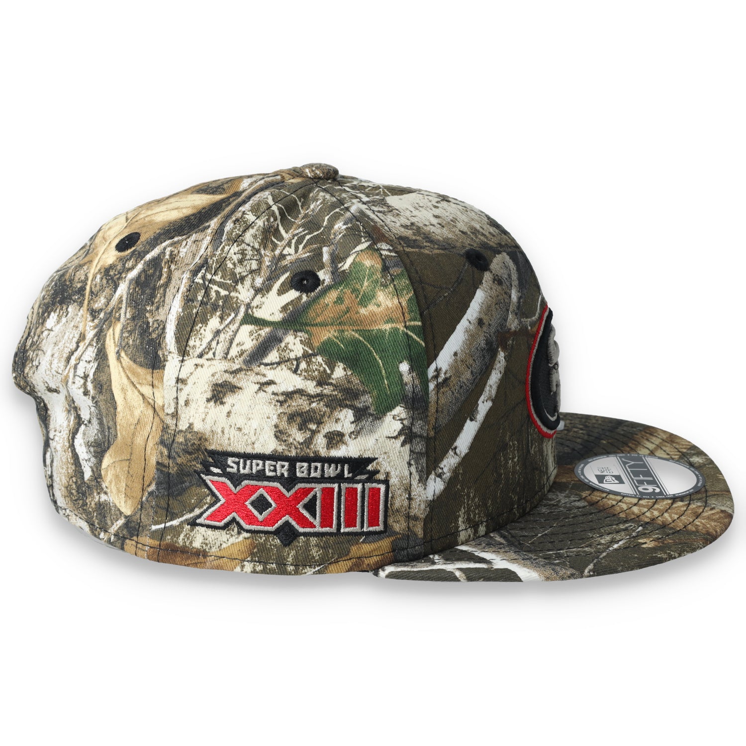 New Era San Francisco 49ers Super Bowl XXIII 9FIFTY Snapback Hat-Real Tree Camo