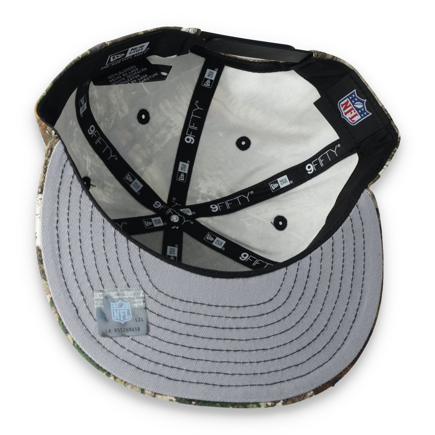 New Era Las Vegas Raiders Super Bowl XVIII 9FIFTY Snapback Hat-Real Tree Camo