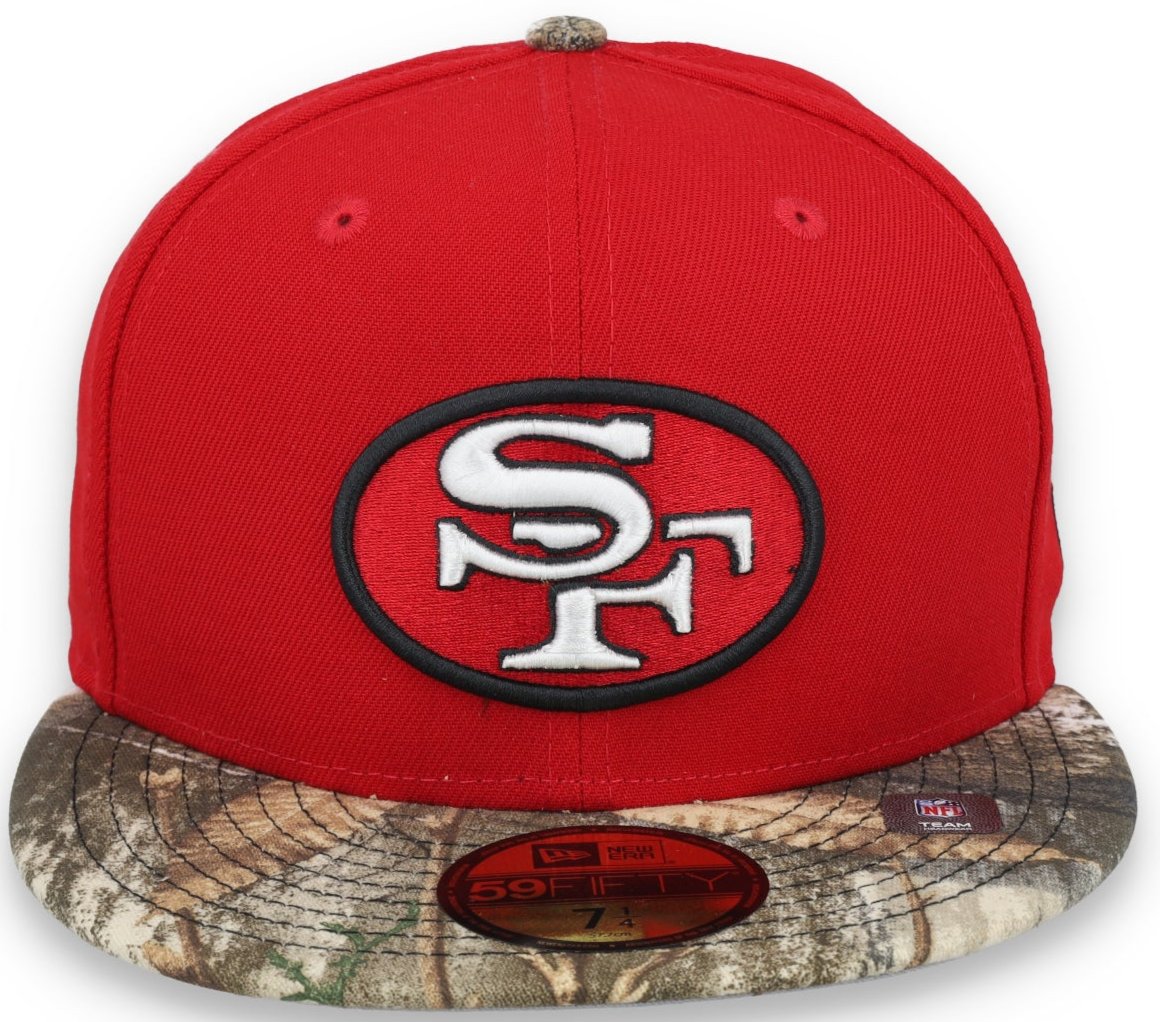 New Era San Francisco 49ers Realtree Camo 59FIFTY Fitted Hat