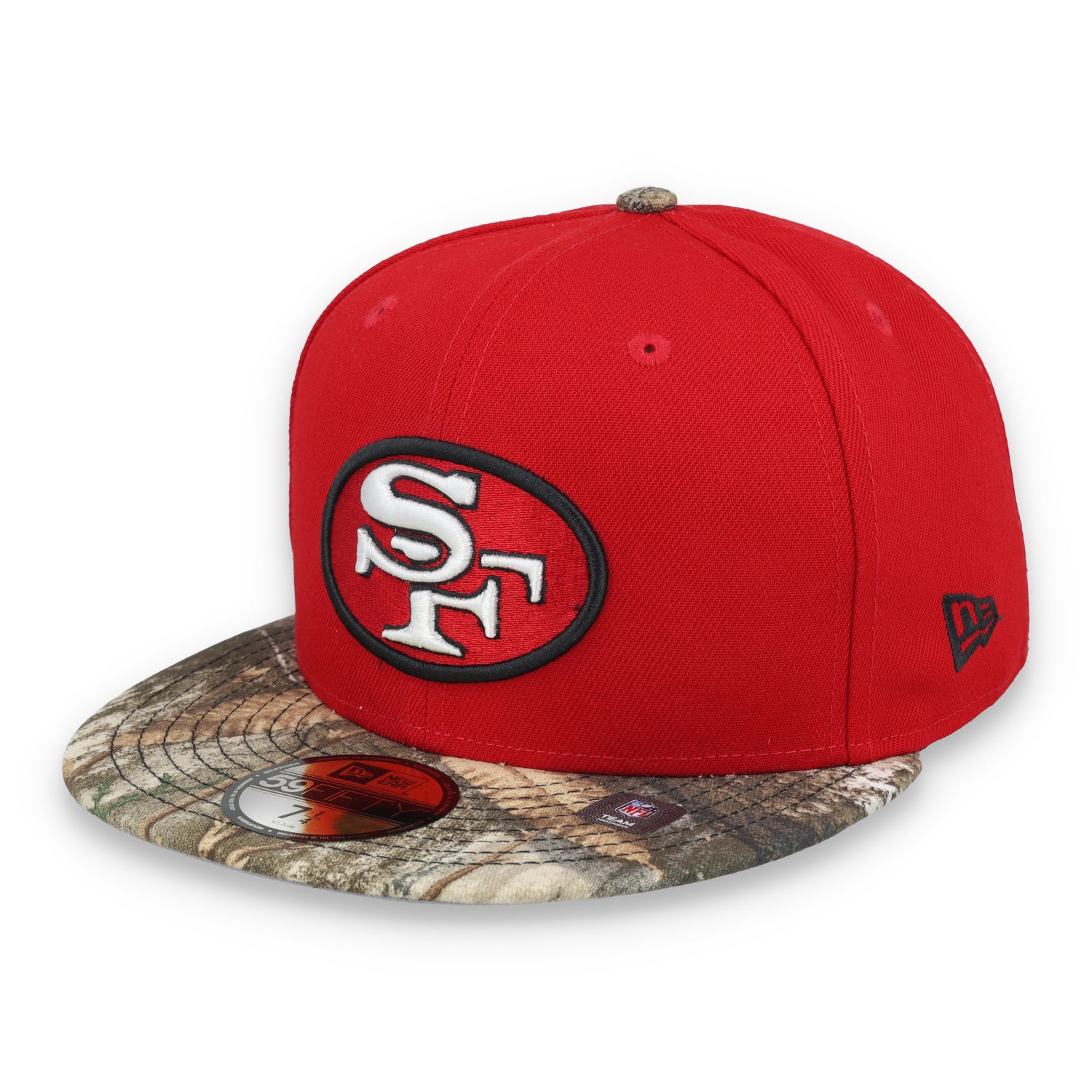 New Era San Francisco 49ers Realtree Camo 59FIFTY Fitted Hat