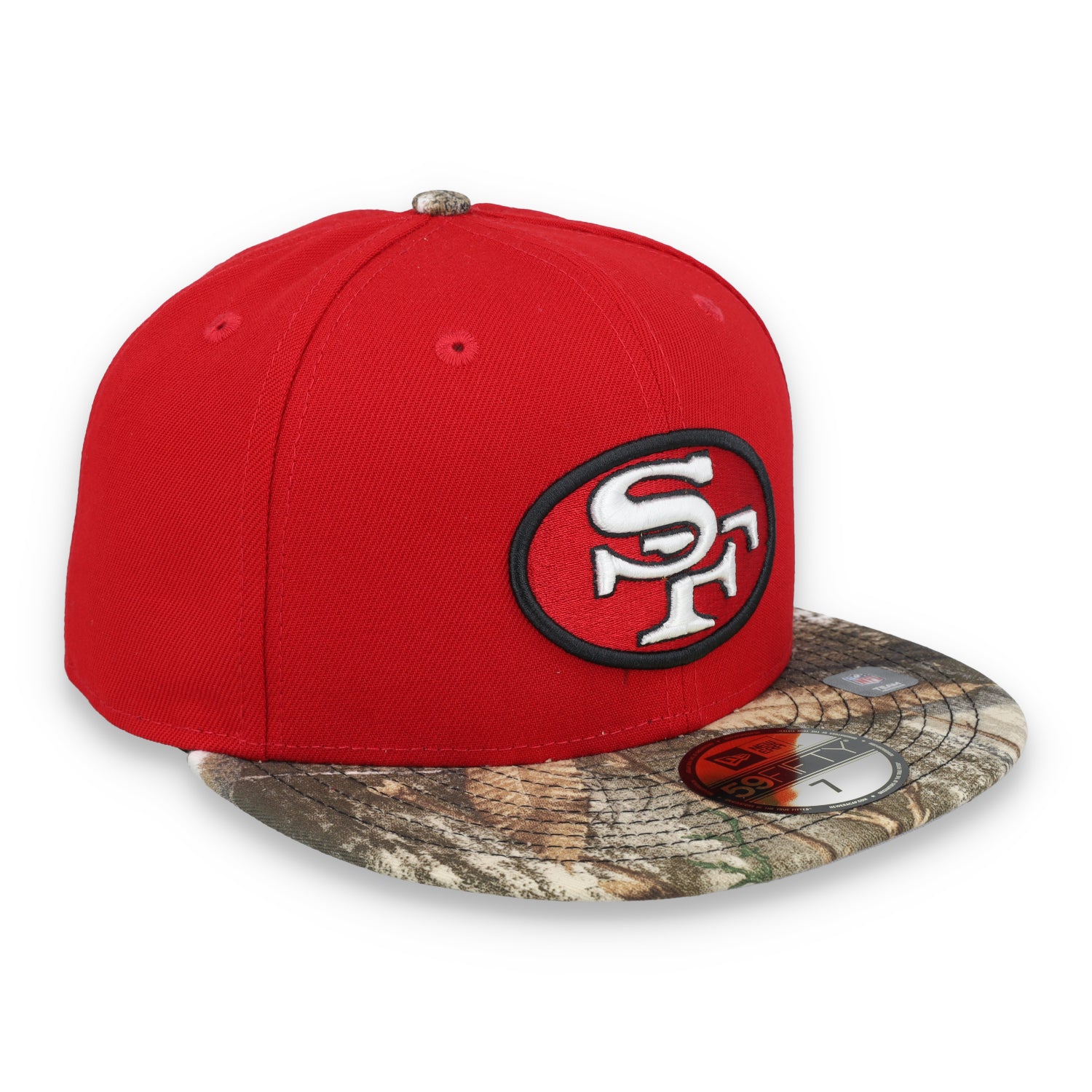 New Era San Francisco 49ers Realtree Camo 59FIFTY Fitted Hat