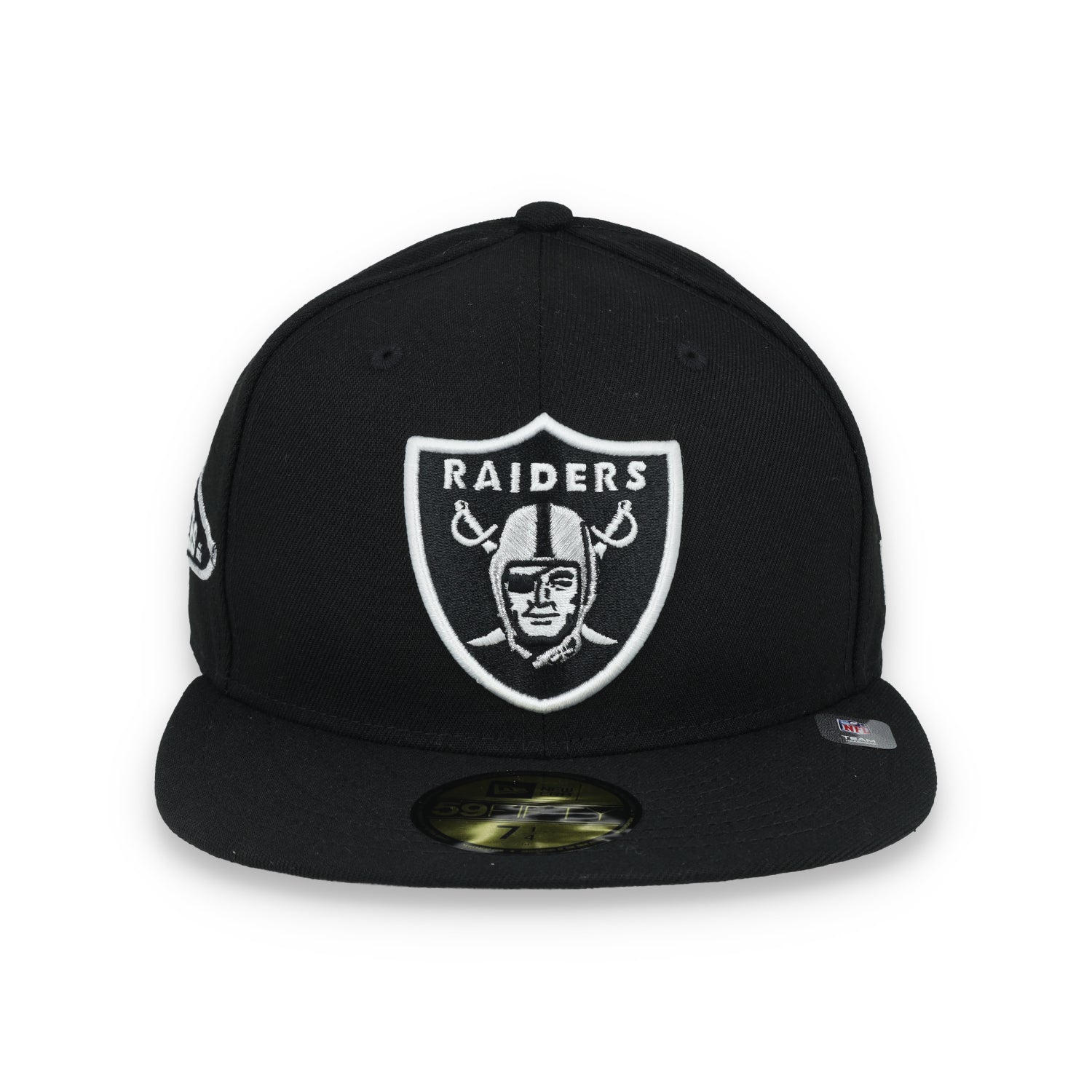 New Era Las Vegas Raiders Pennant Side Patch 59FIFTY Fitted Hat