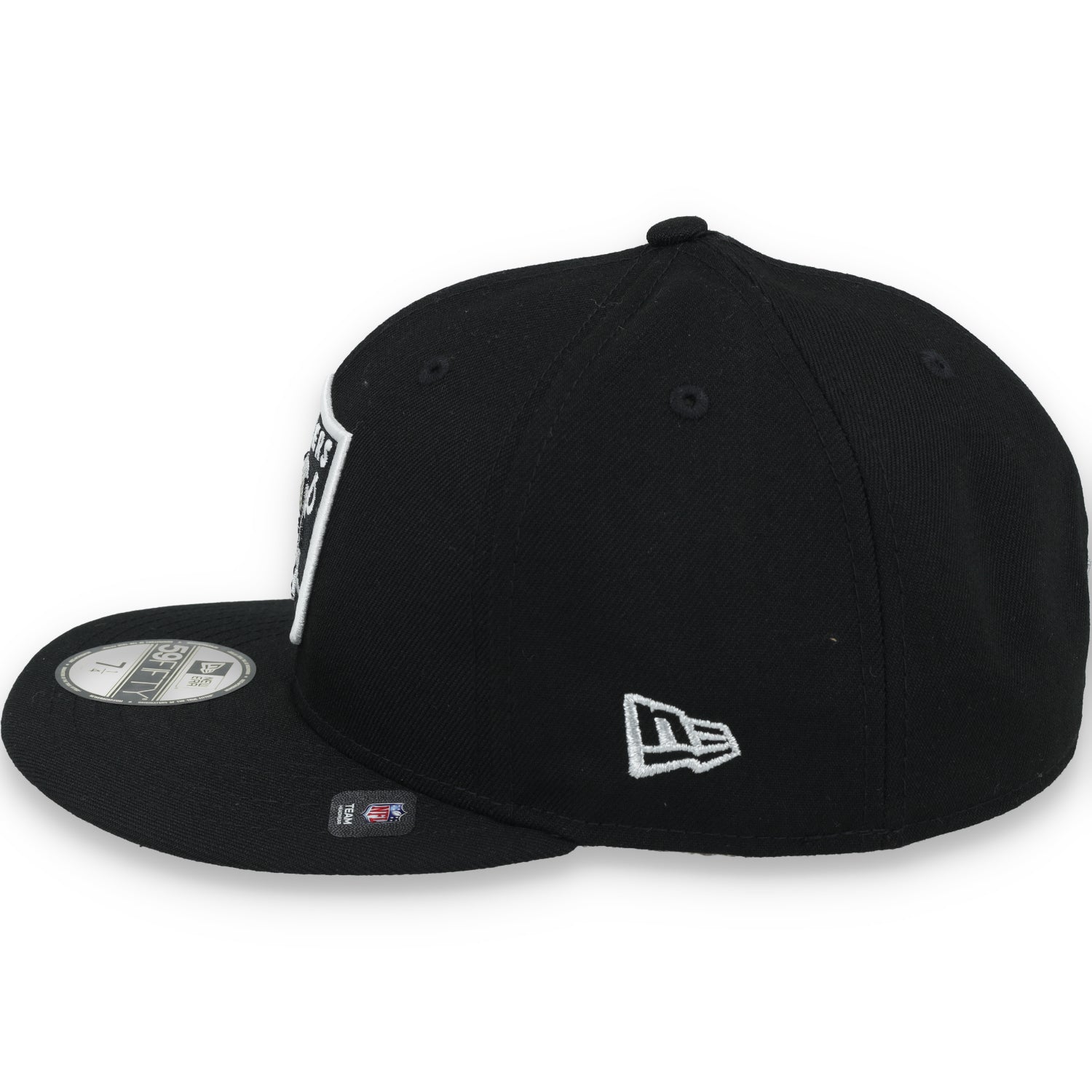 New Era Las Vegas Raiders Pennant Side Patch 59FIFTY Fitted Hat