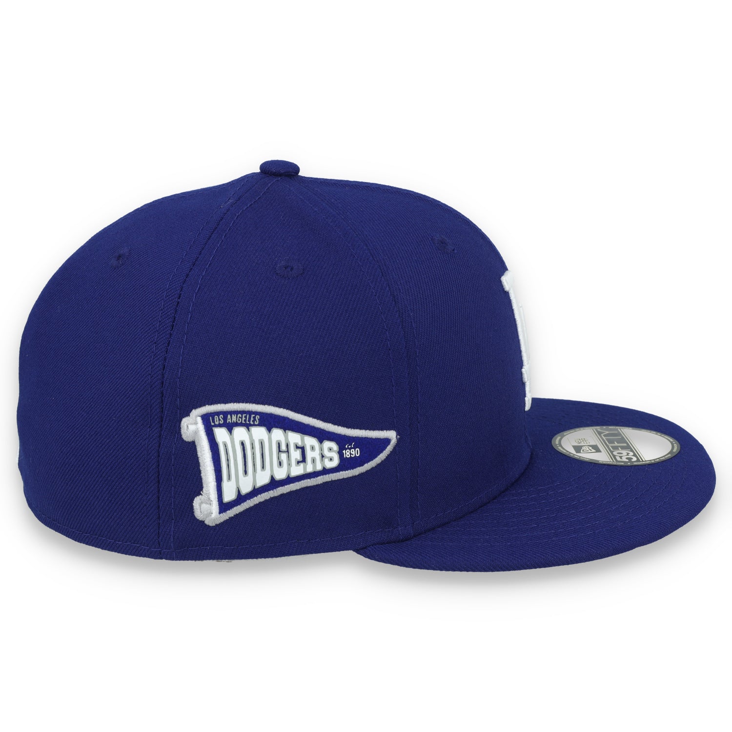 New Era Los Angeles Dodgers Pennant Side Patch 59FIFTY Fitted Hat