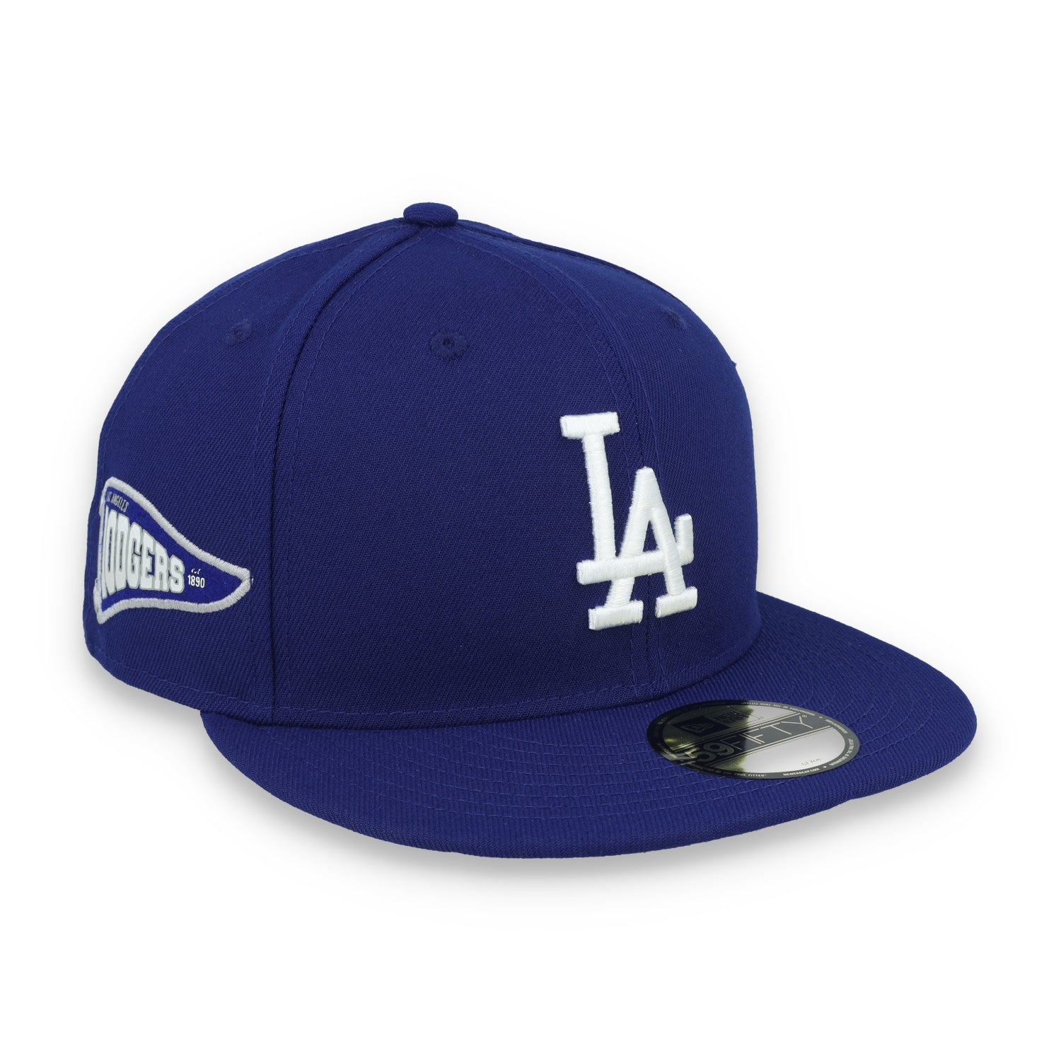 New Era Los Angeles Dodgers Pennant Side Patch 59FIFTY Fitted Hat