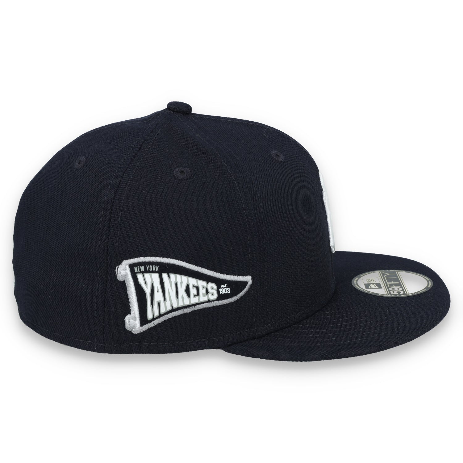 New Era New York Yankess Pennant Side Patch 59FIFTY Fitted Hat