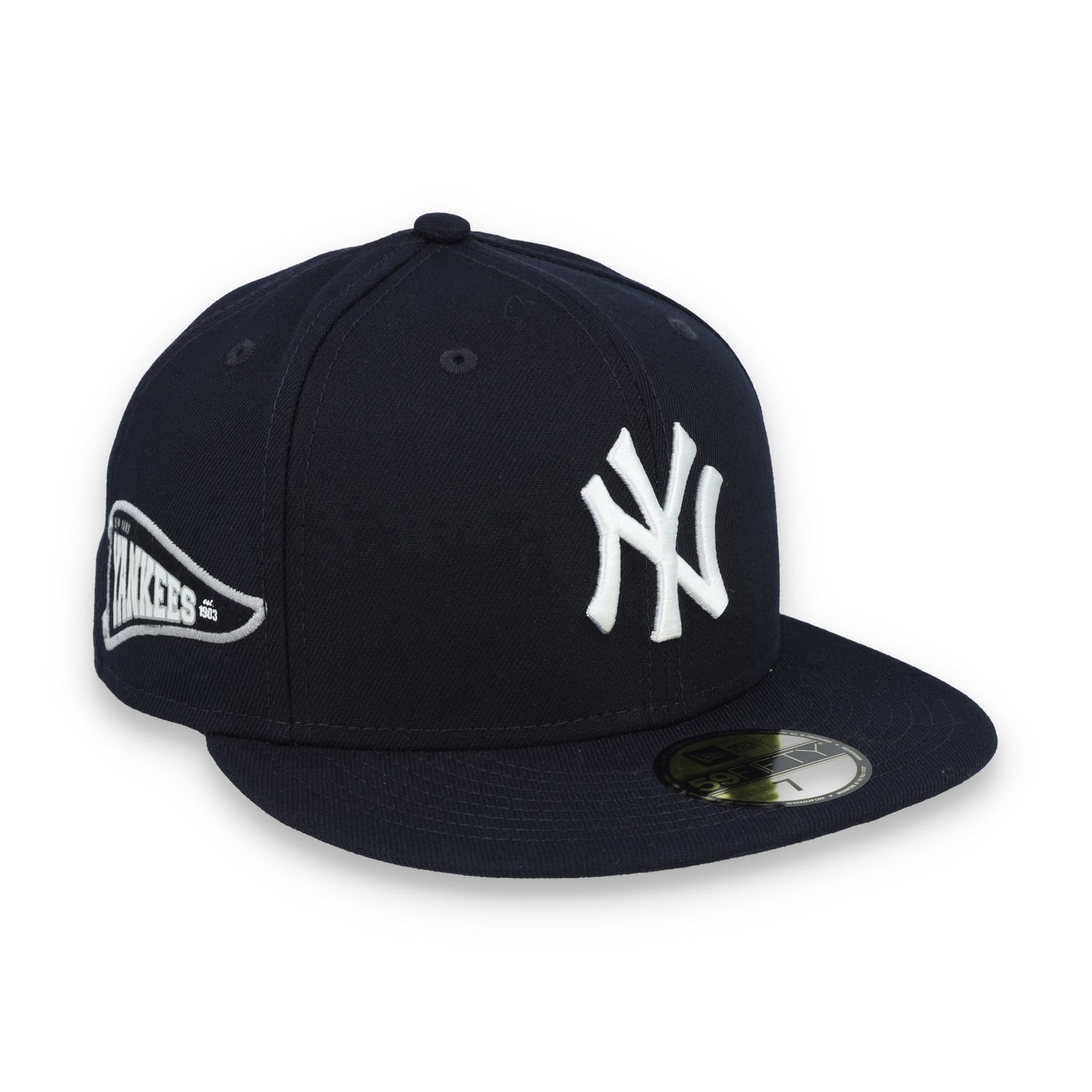 New Era New York Yankess Pennant Side Patch 59FIFTY Fitted Hat