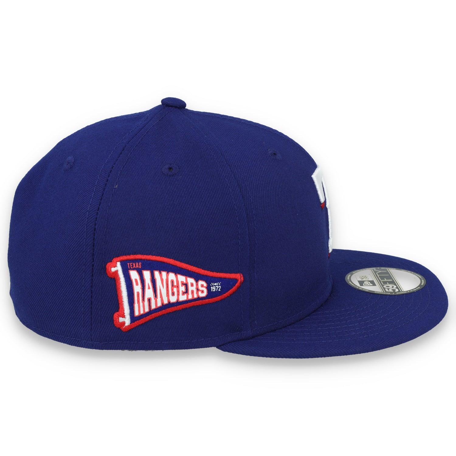 New Era Texas Rangers Pennant Side Patch 59FIFTY Fitted Hat