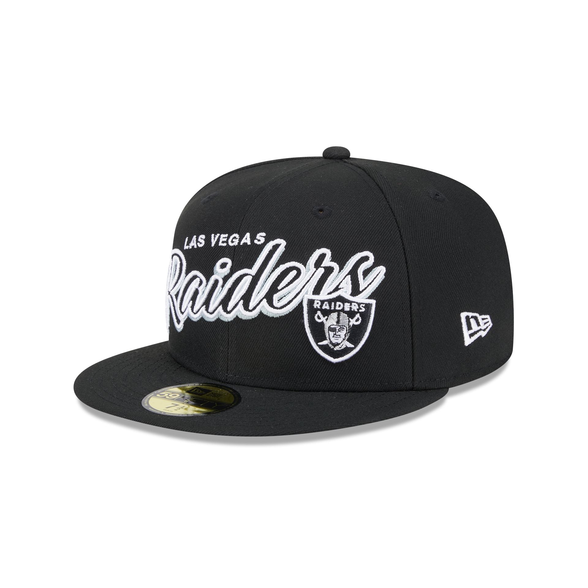 New Era Las Vegas Raiders Script Sided 59FIFTY Fitted Hat