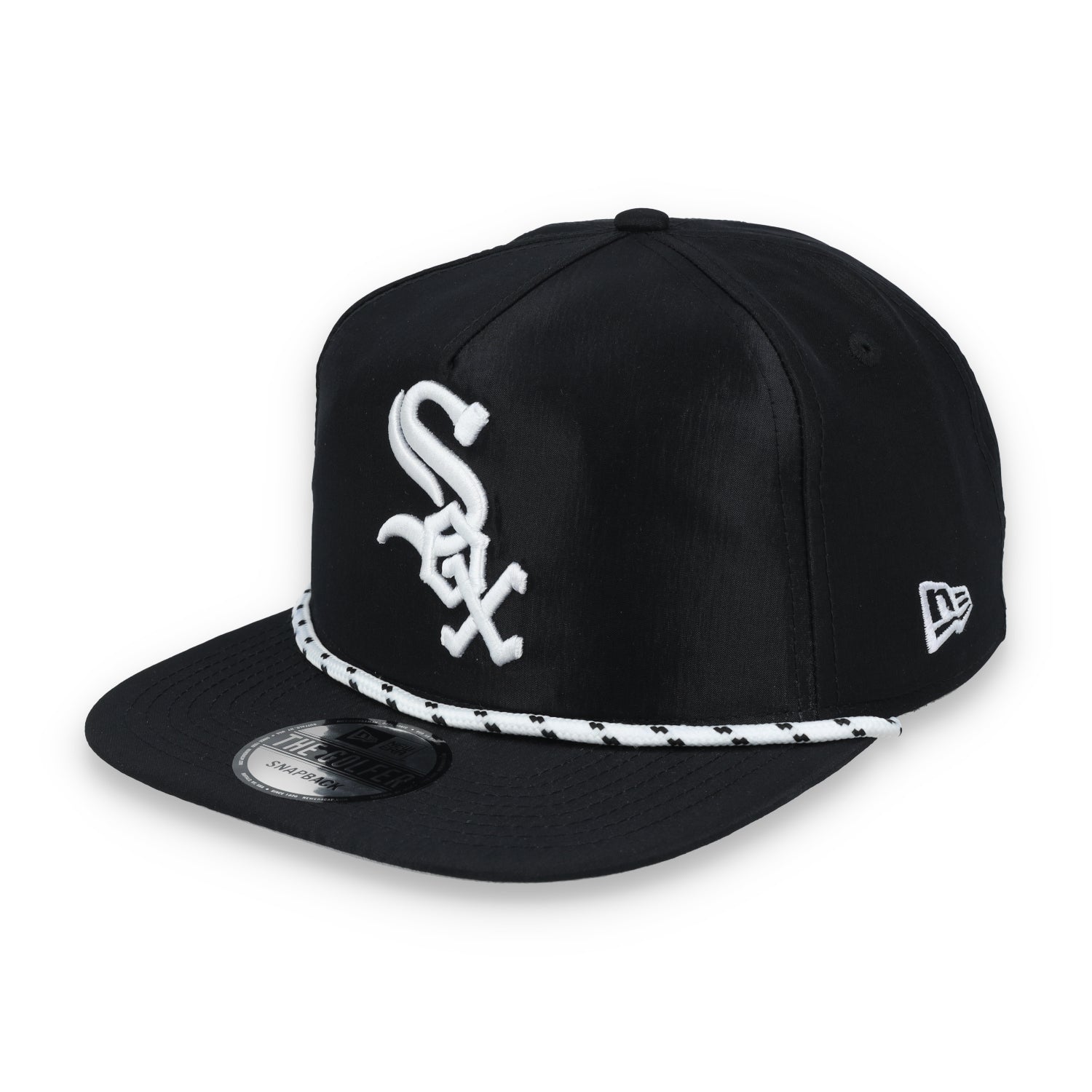 New Era Chicago White Sox Golfer Team Rope Snapback Hat - Black