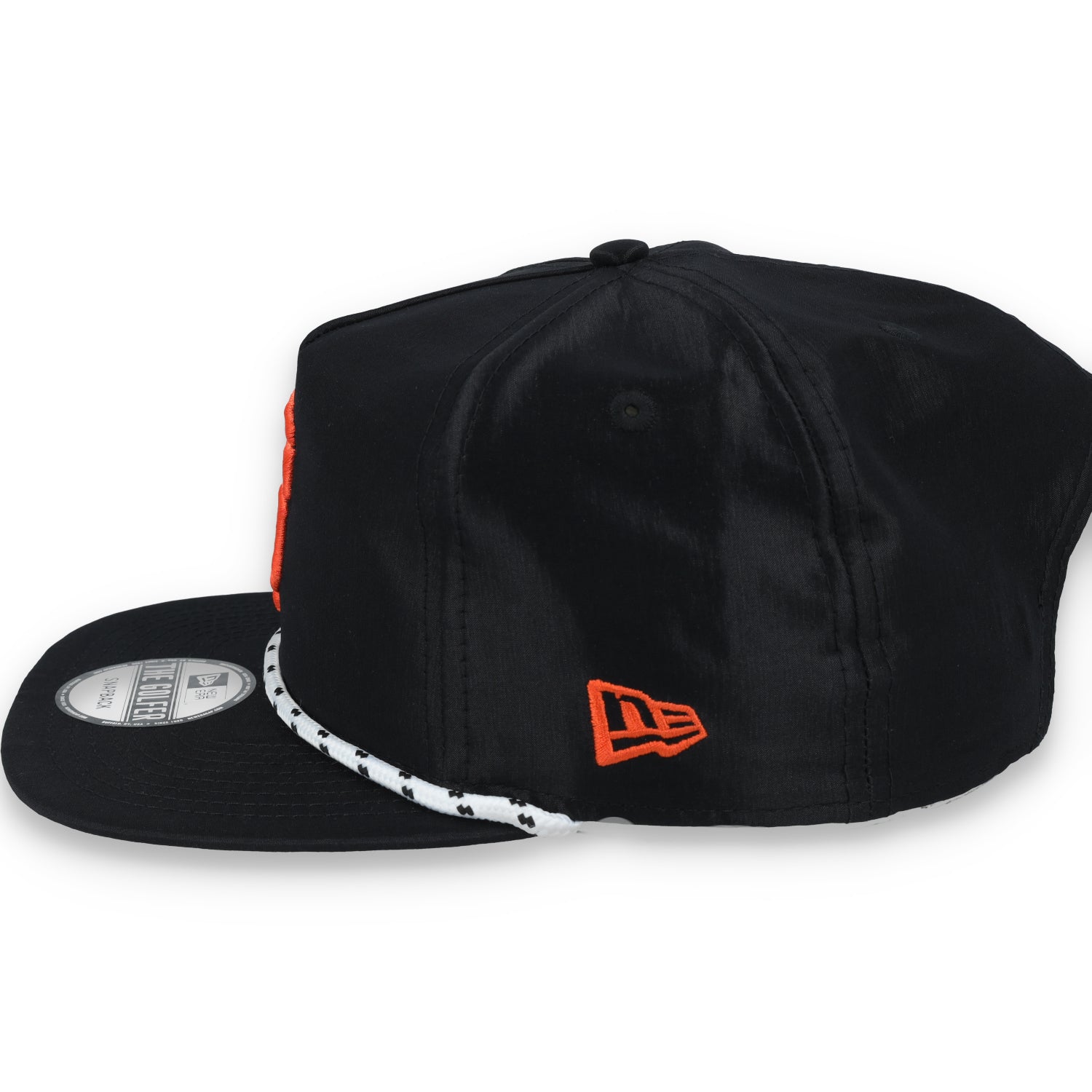 New Era San Francisco Giants Golfer Team Rope Snapback Hat - Black