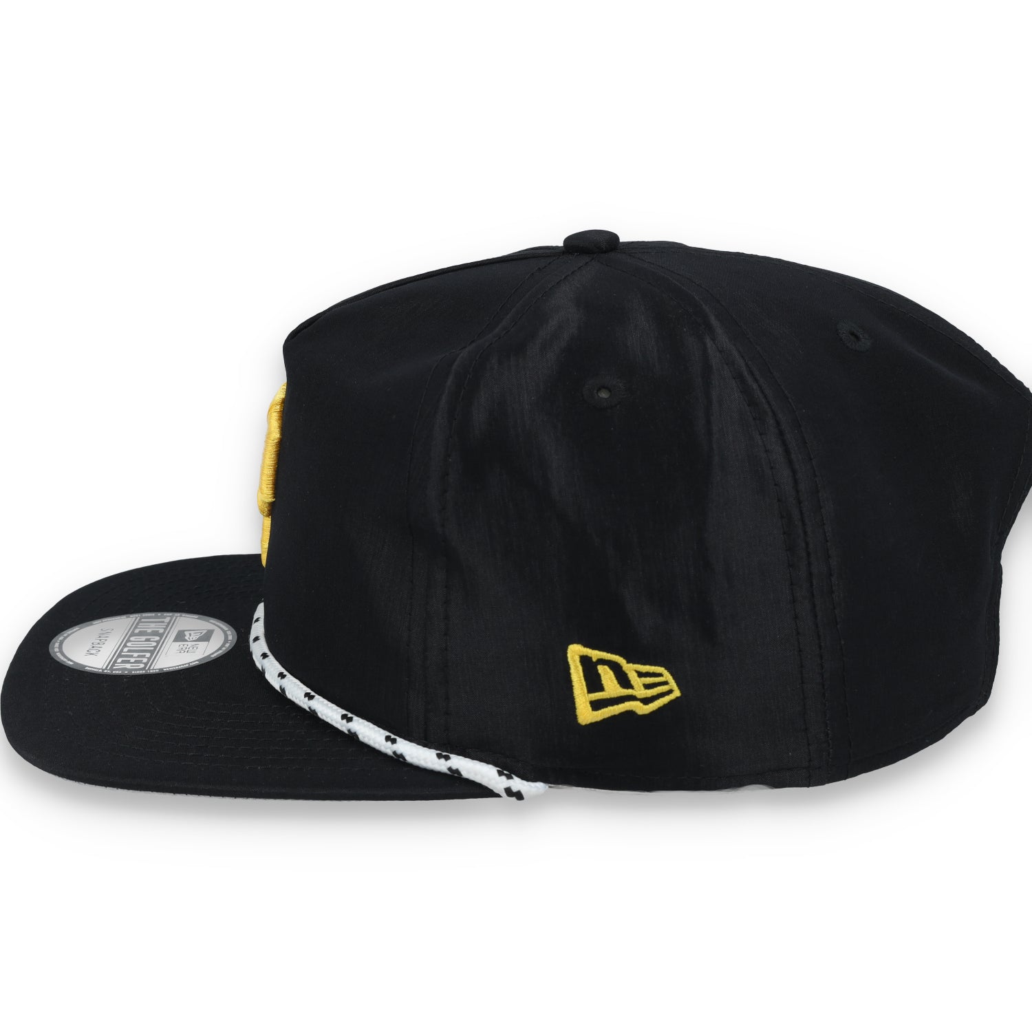 New Era Pittsburgh Pirates Golfer Team Rope Snapback Hat - Black