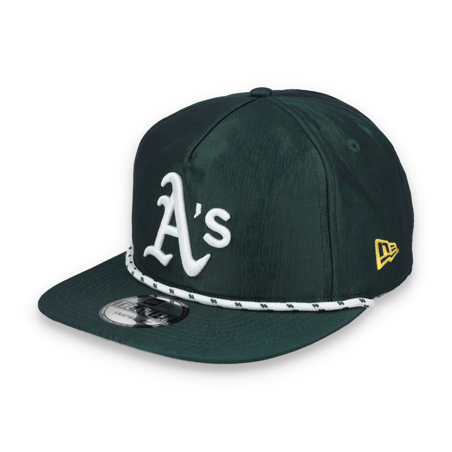 New Era Oakland Athletics Golfer Team Rope Snapback Hat - Green